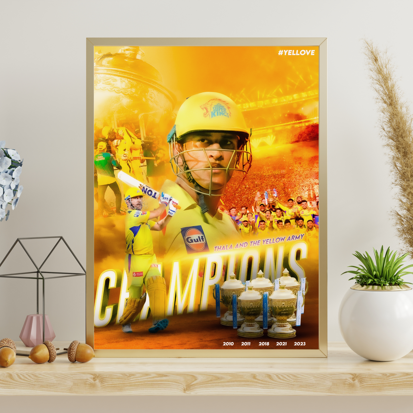The Captain Cool Combo (Set of 5 Prints without Frames)