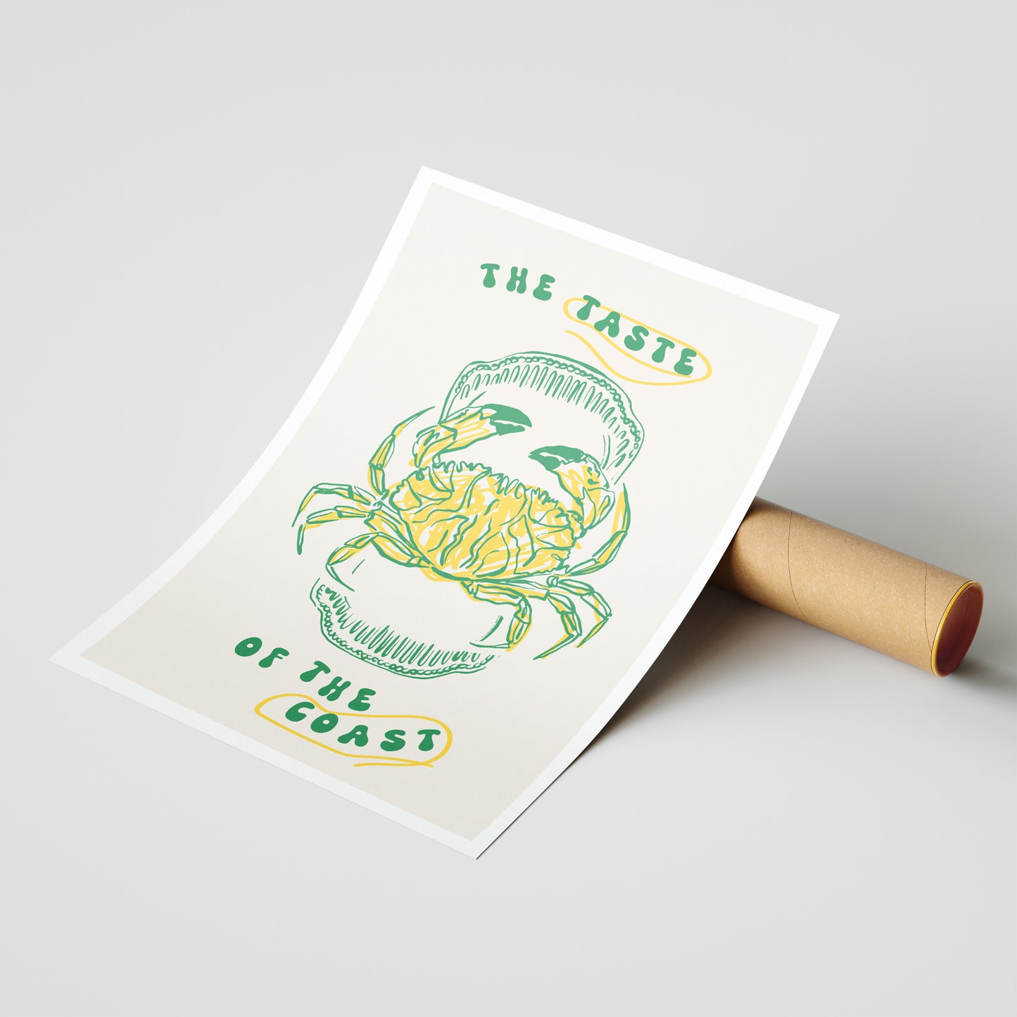 “Taste of the Coast” Crab Art Print
