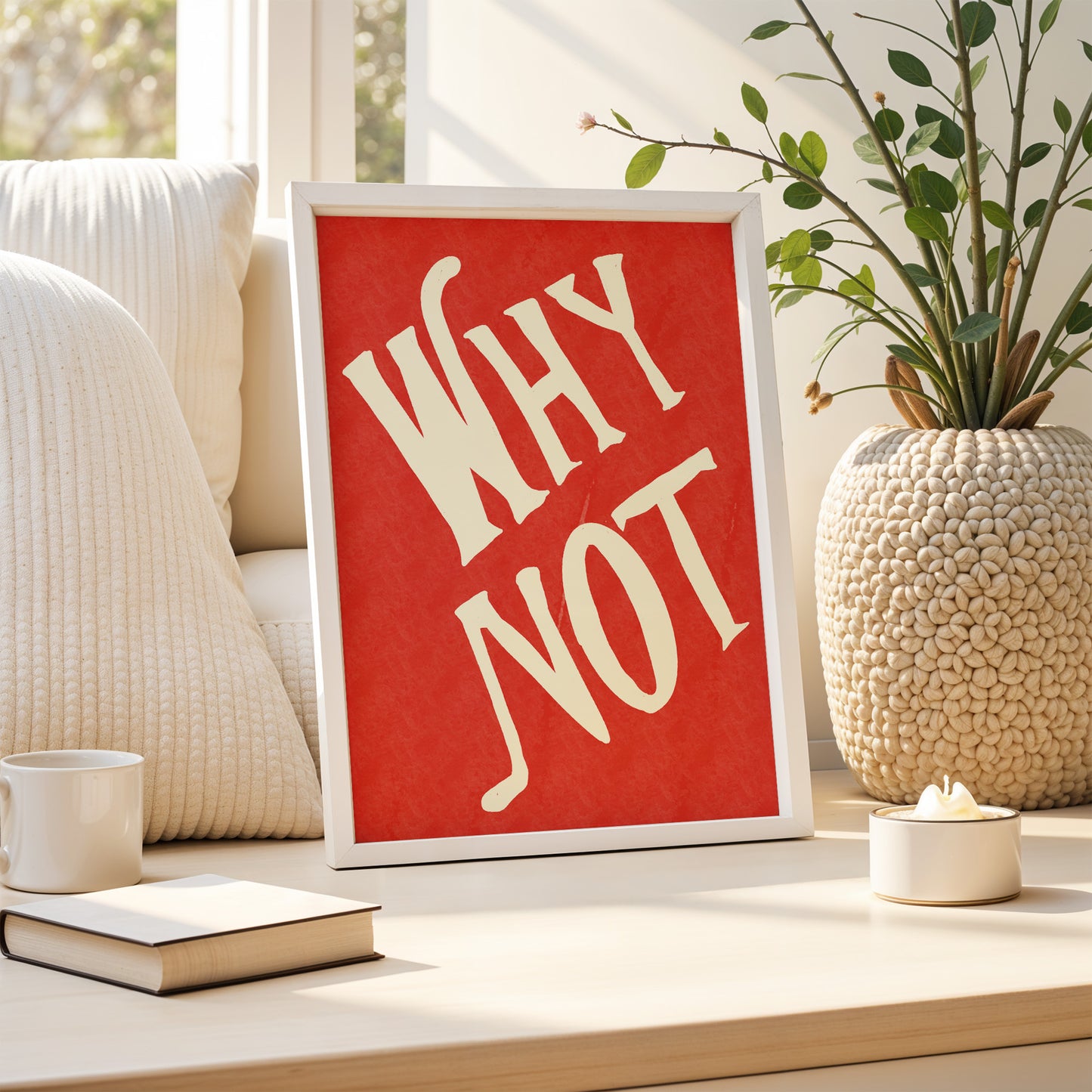 Why Not – Bold Motivational Poster