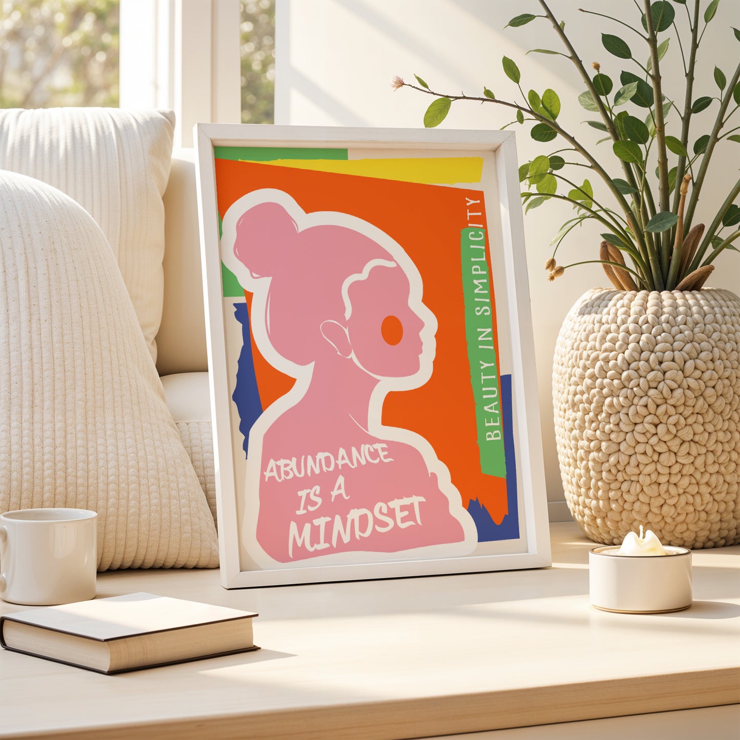 Abundance Mindset Modern Art Print