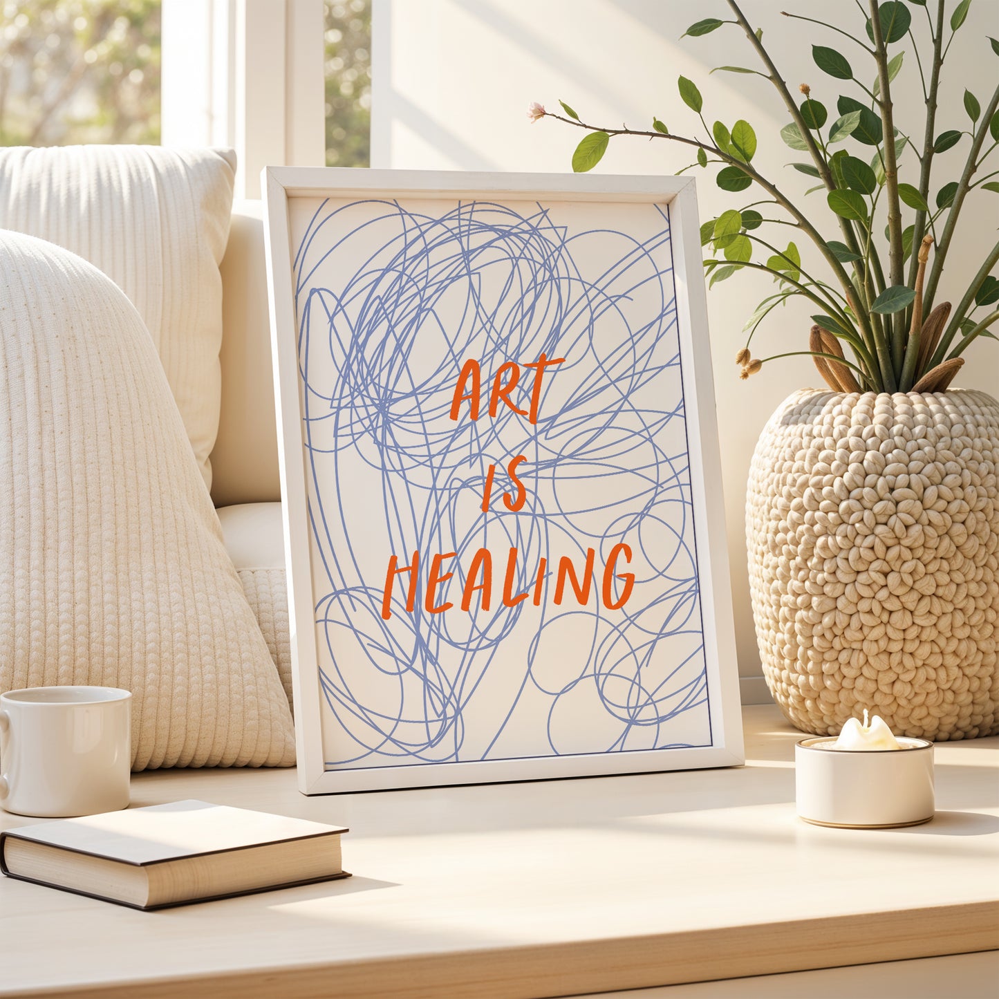 Art Is Healing - Inspirational Print