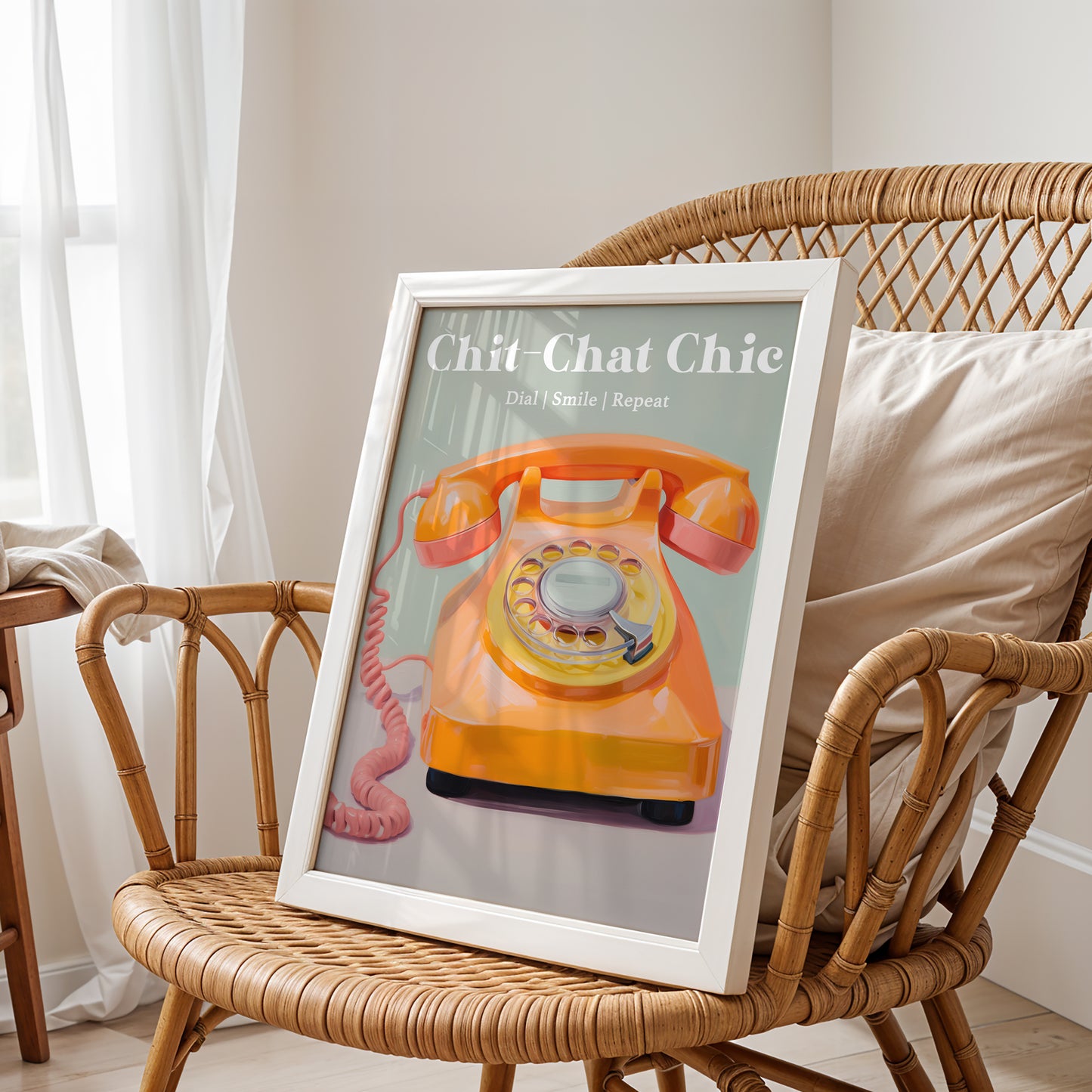 Chit-Chat Chic – Vintage Phone Print