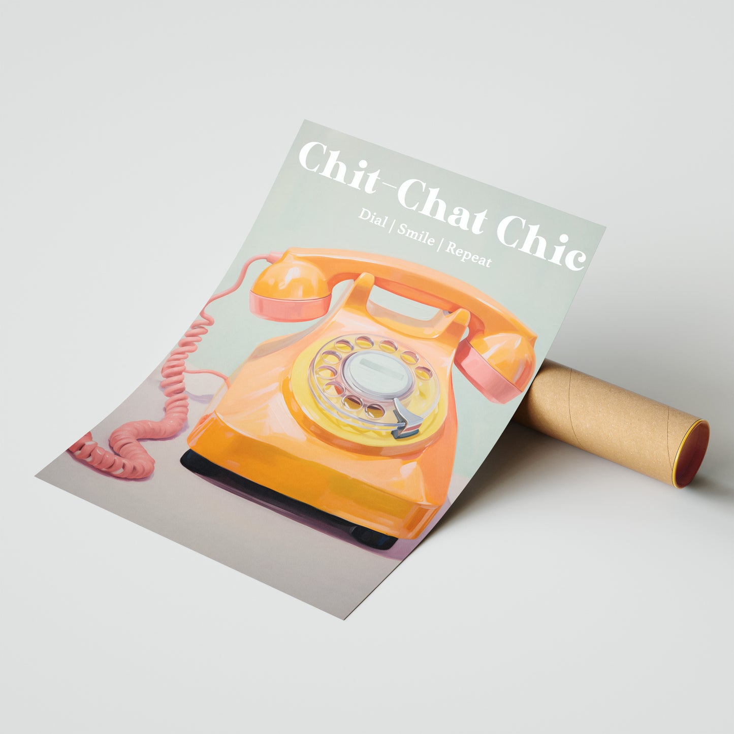 Chit-Chat Chic – Vintage Phone Print