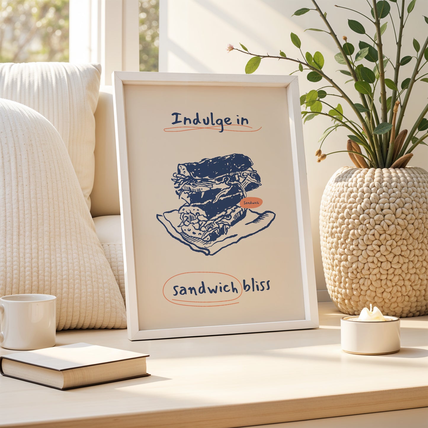 Indulge in Sandwich Bliss – Gourmet Wall Art Print