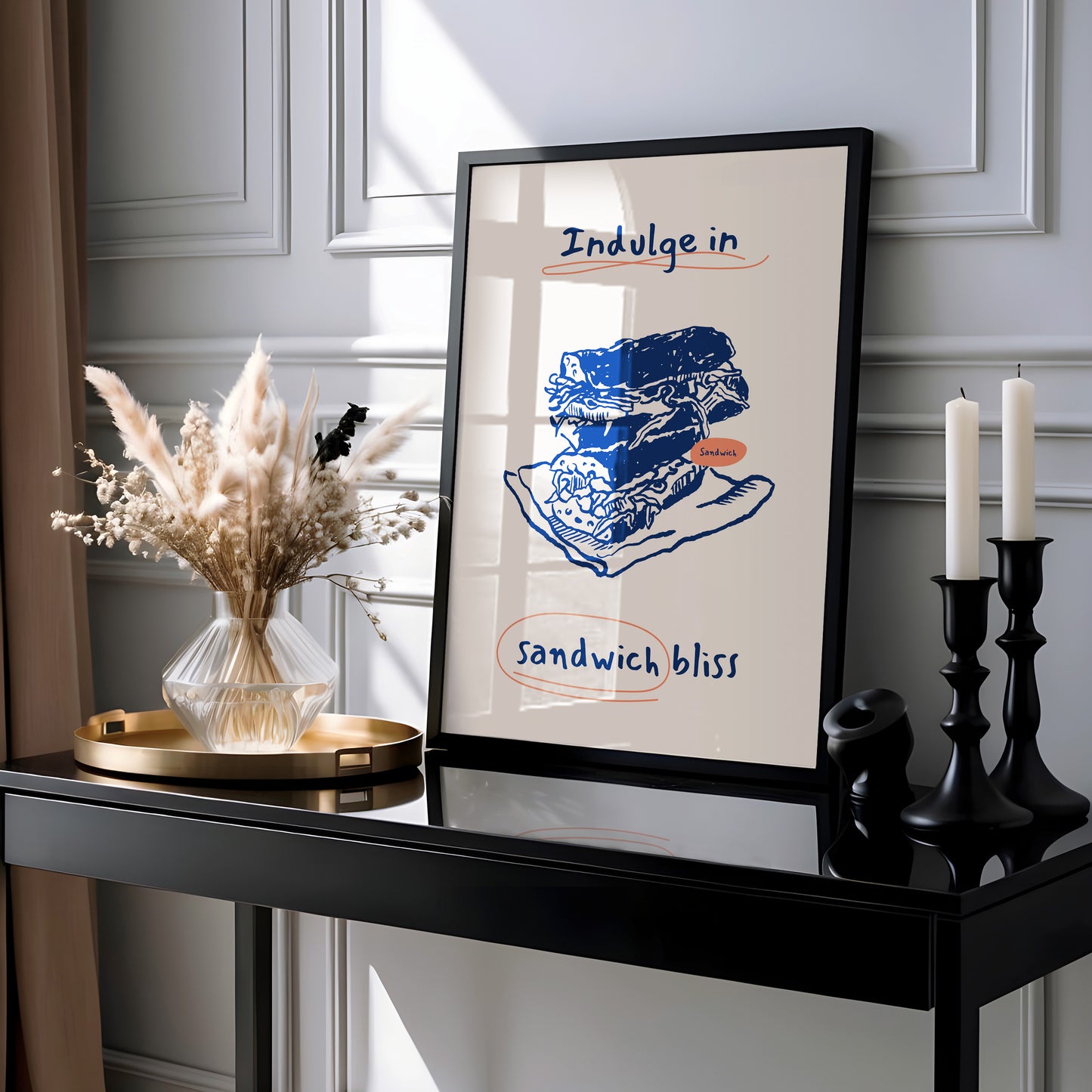 Indulge in Sandwich Bliss – Gourmet Wall Art Print