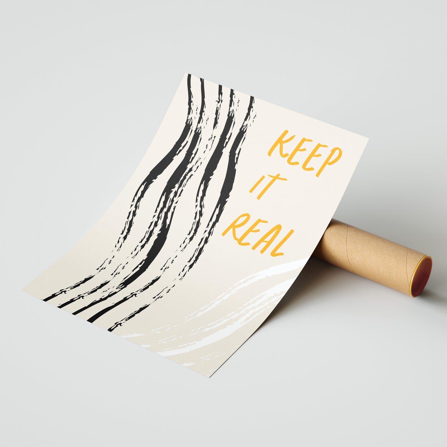 Keep It Real Minimalist Art