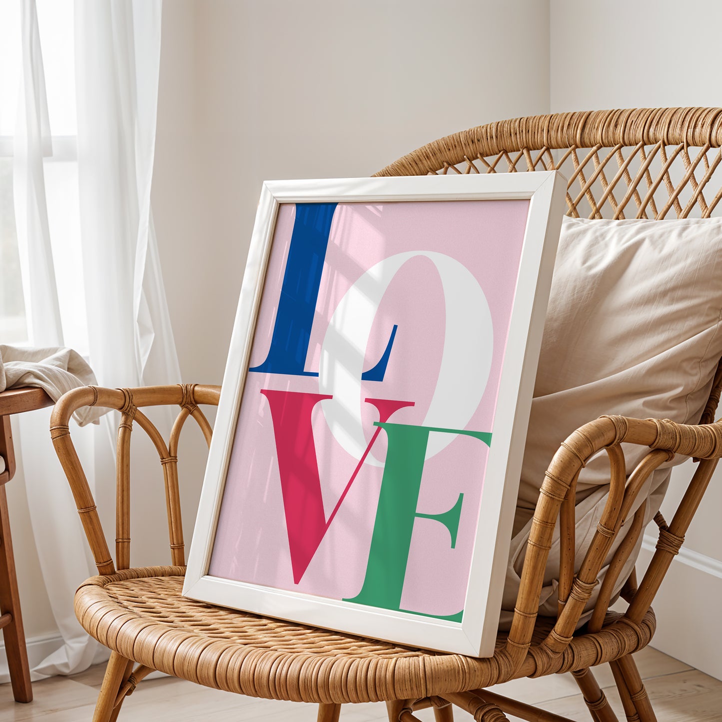 LOVE – Colorful Modern Pop Art Print