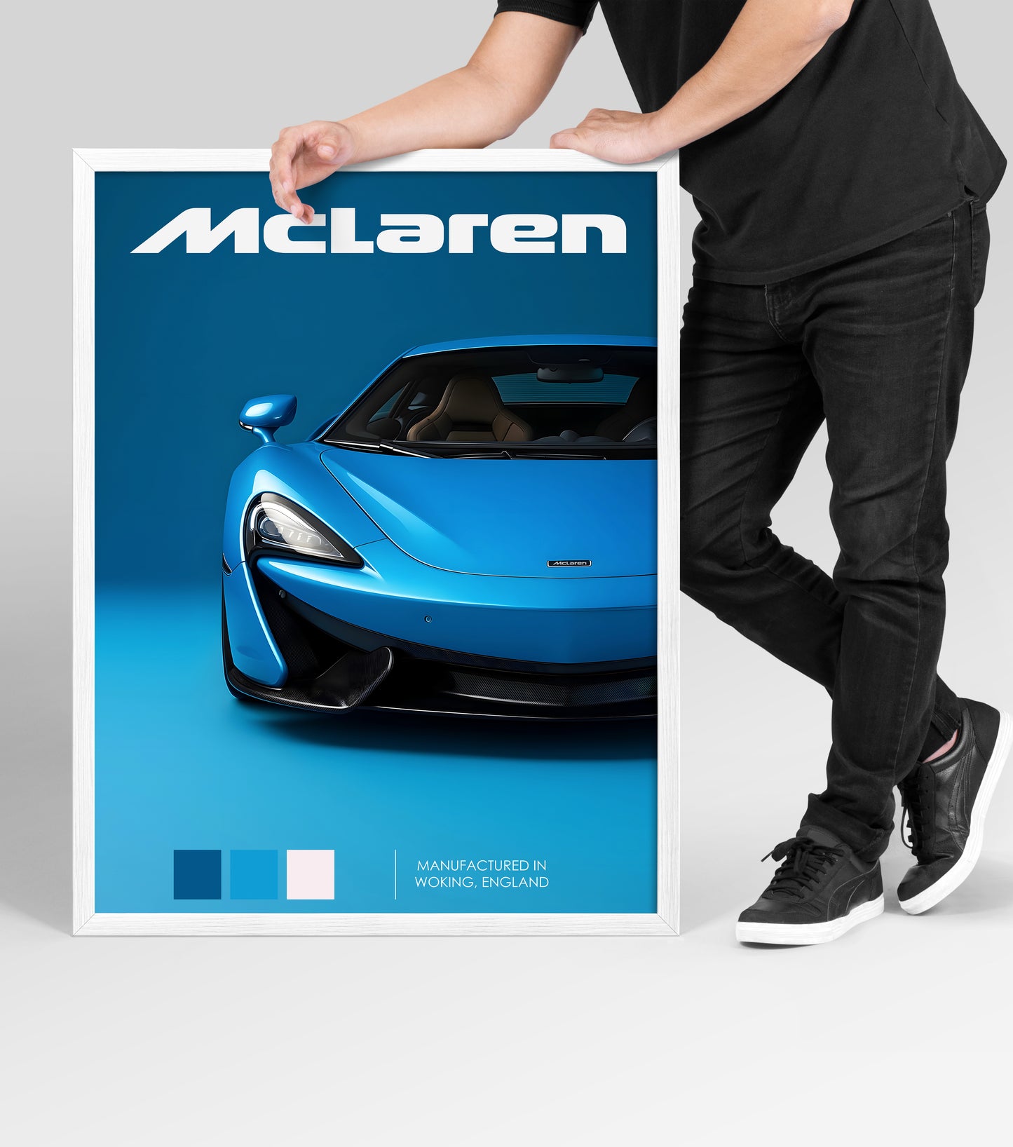 McLaren 570S Art Poster