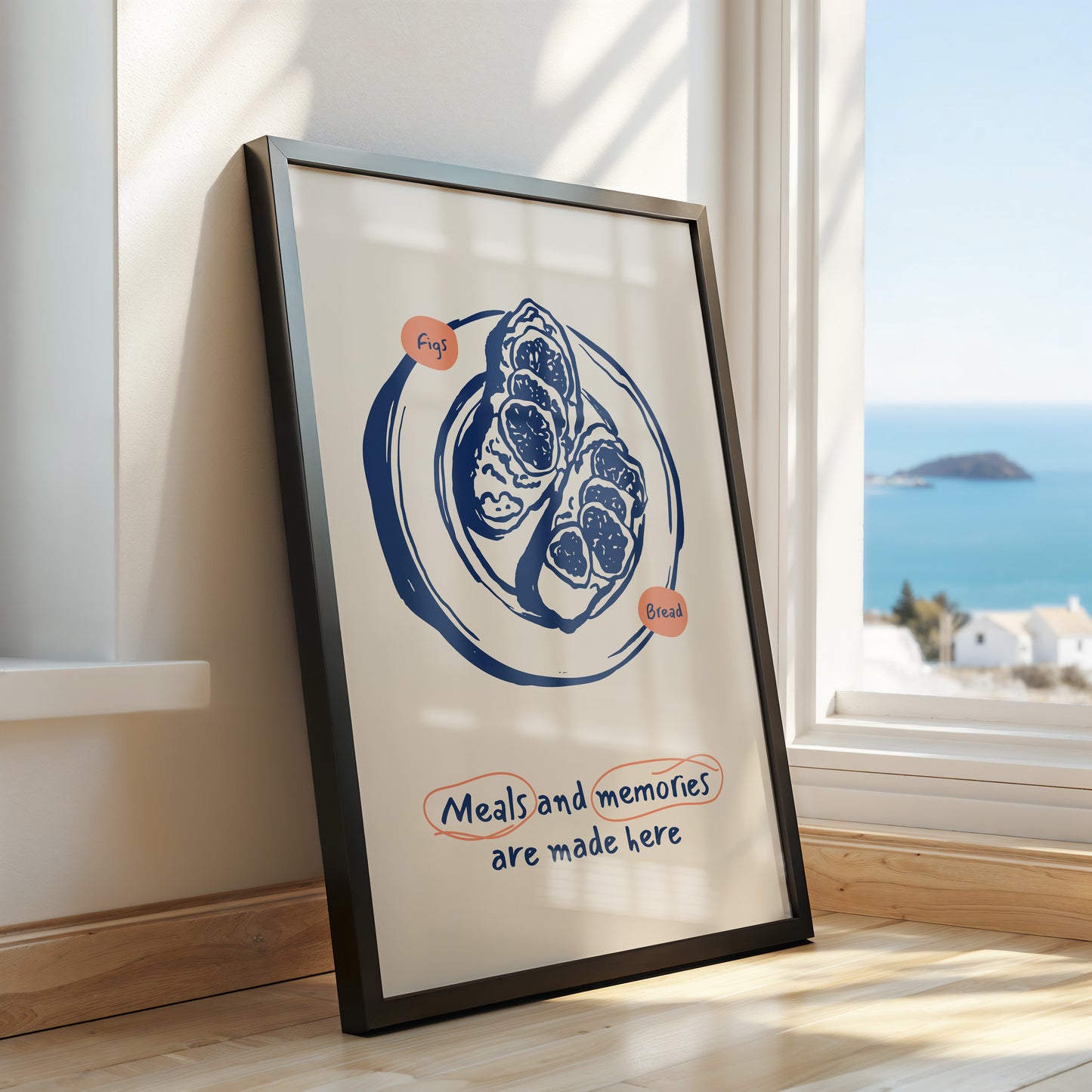 Meals & Memories – Figs & Bread Kitchen Wall Art