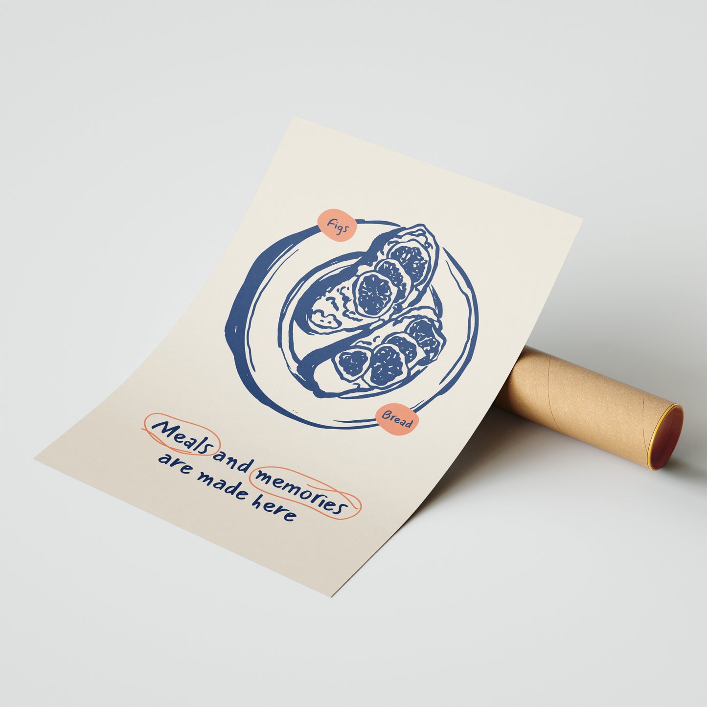 Meals & Memories – Figs & Bread Kitchen Wall Art