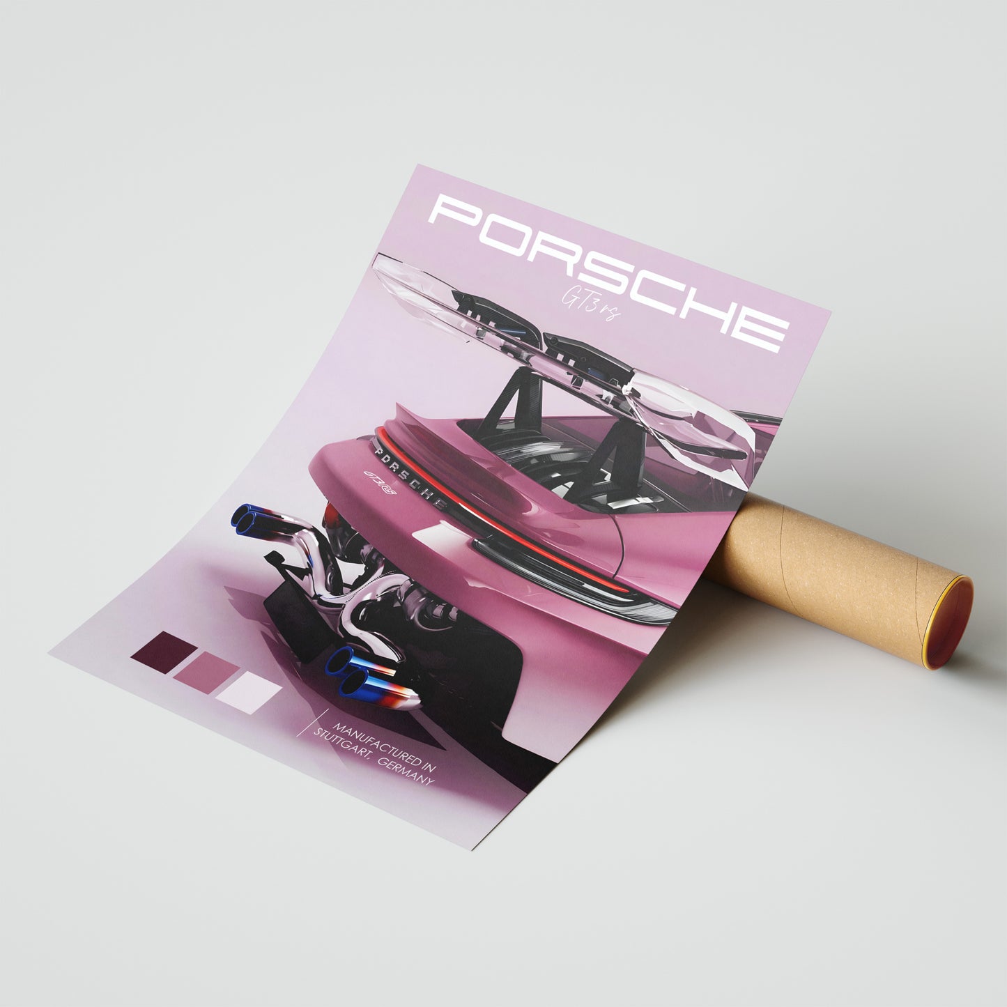 Porsche 911 GT3 RS Pink Edition Poster