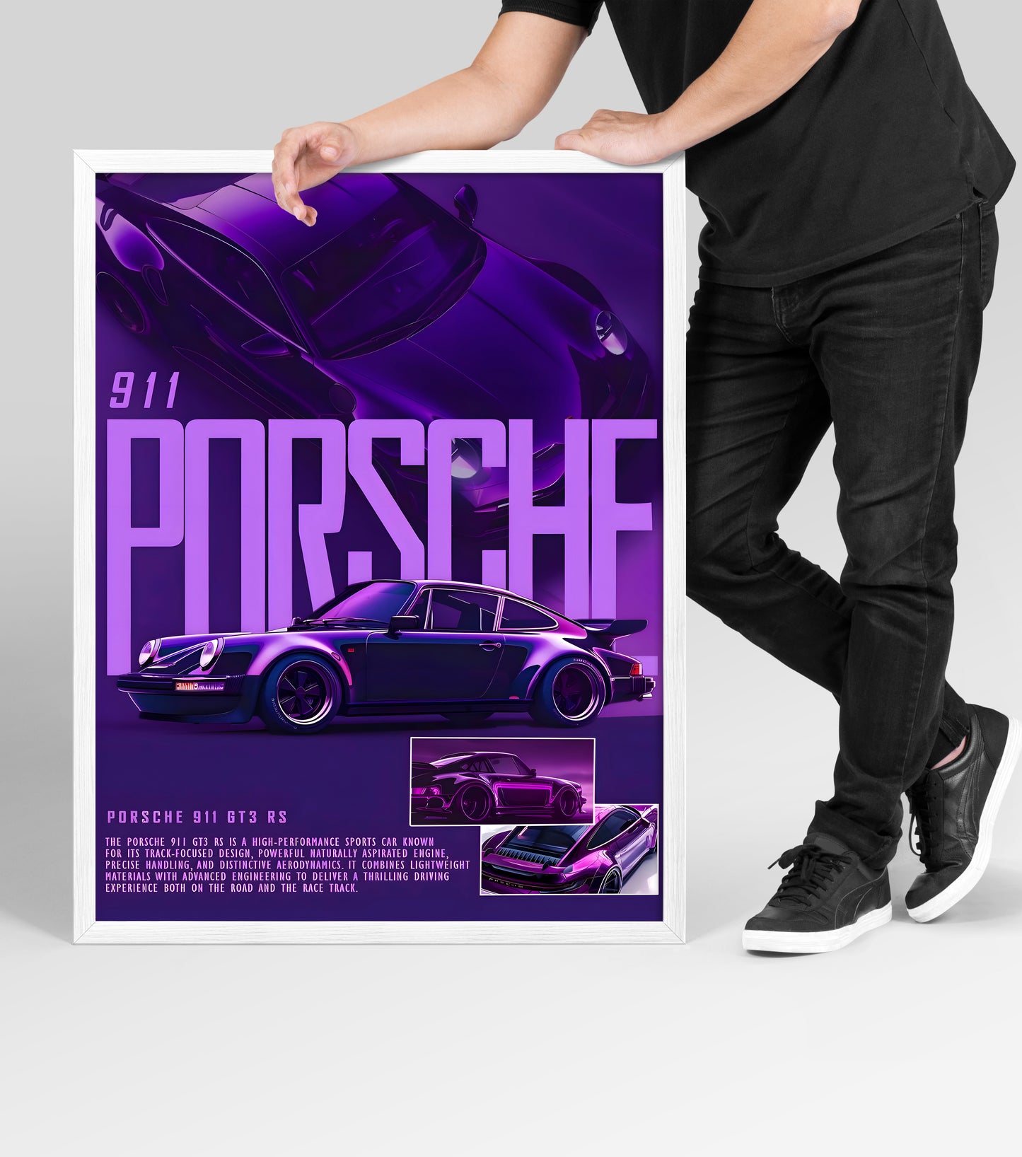 Porsche 911 GT3 RS Art Poster