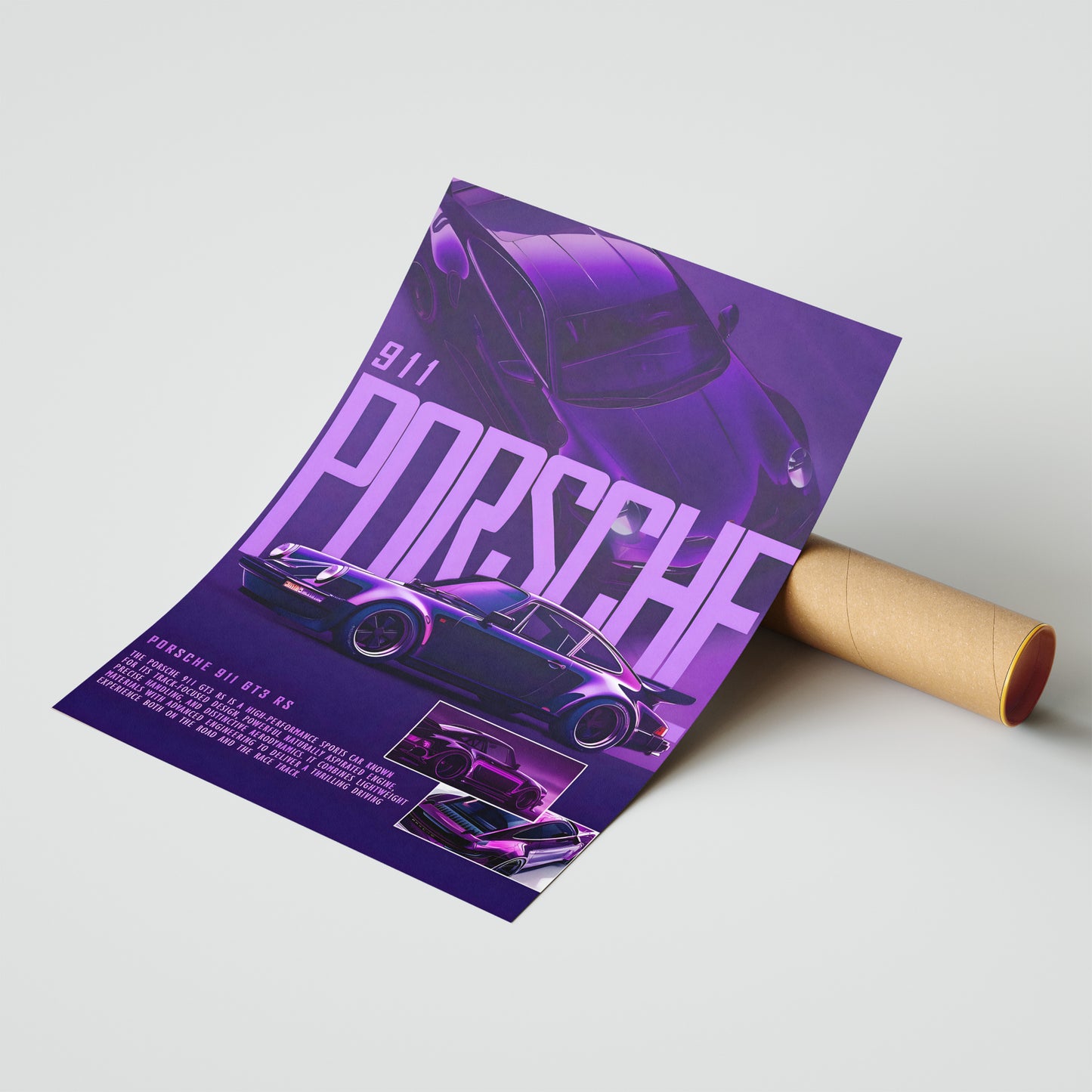 Porsche 911 GT3 RS Art Poster