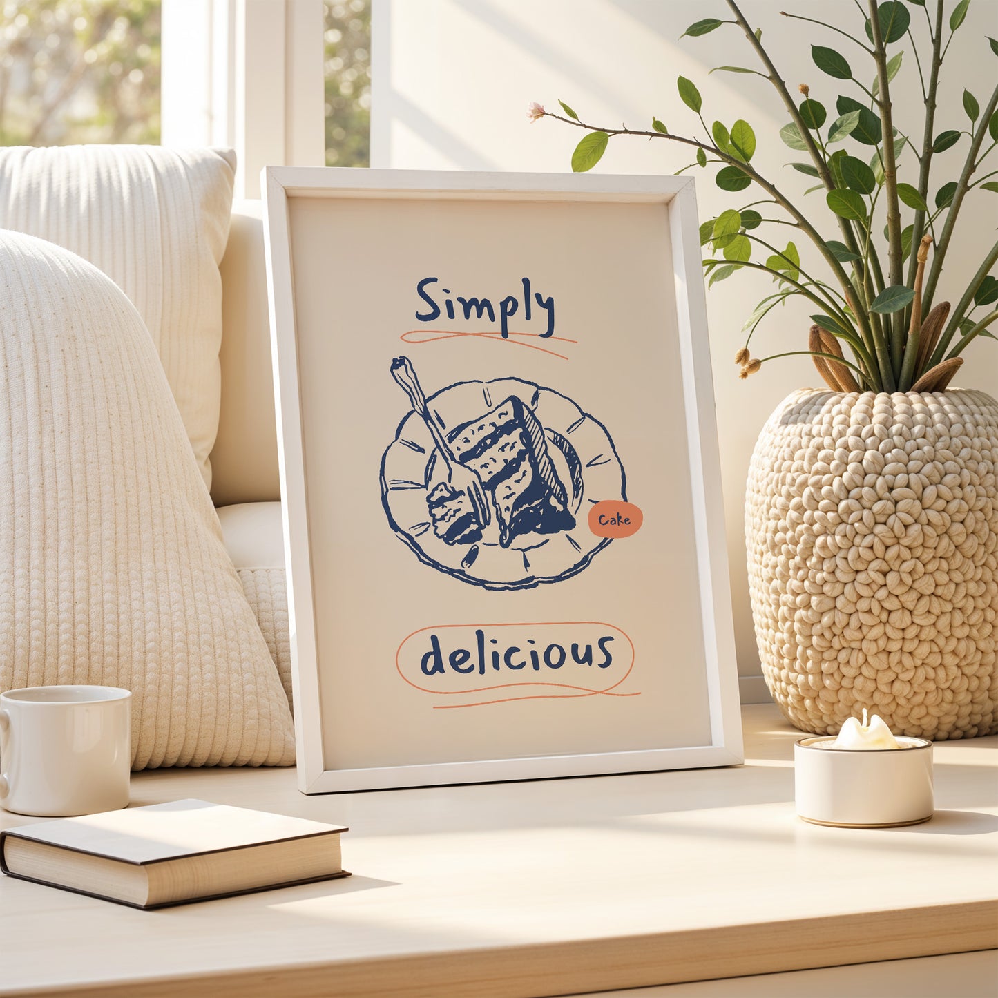 Simply Delicious Cake Poster
