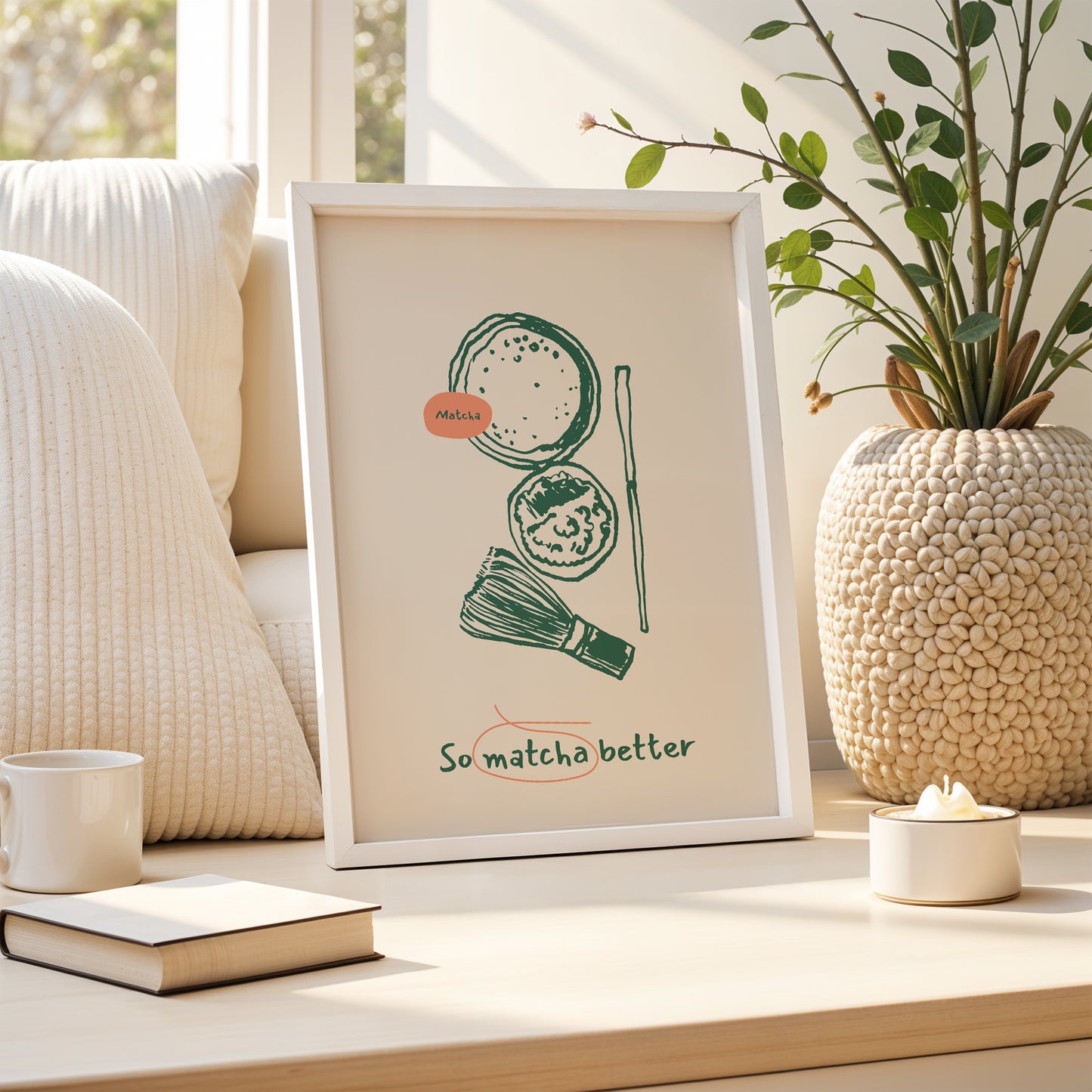 So Matcha Better – Matcha Art Print for Tea Lovers
