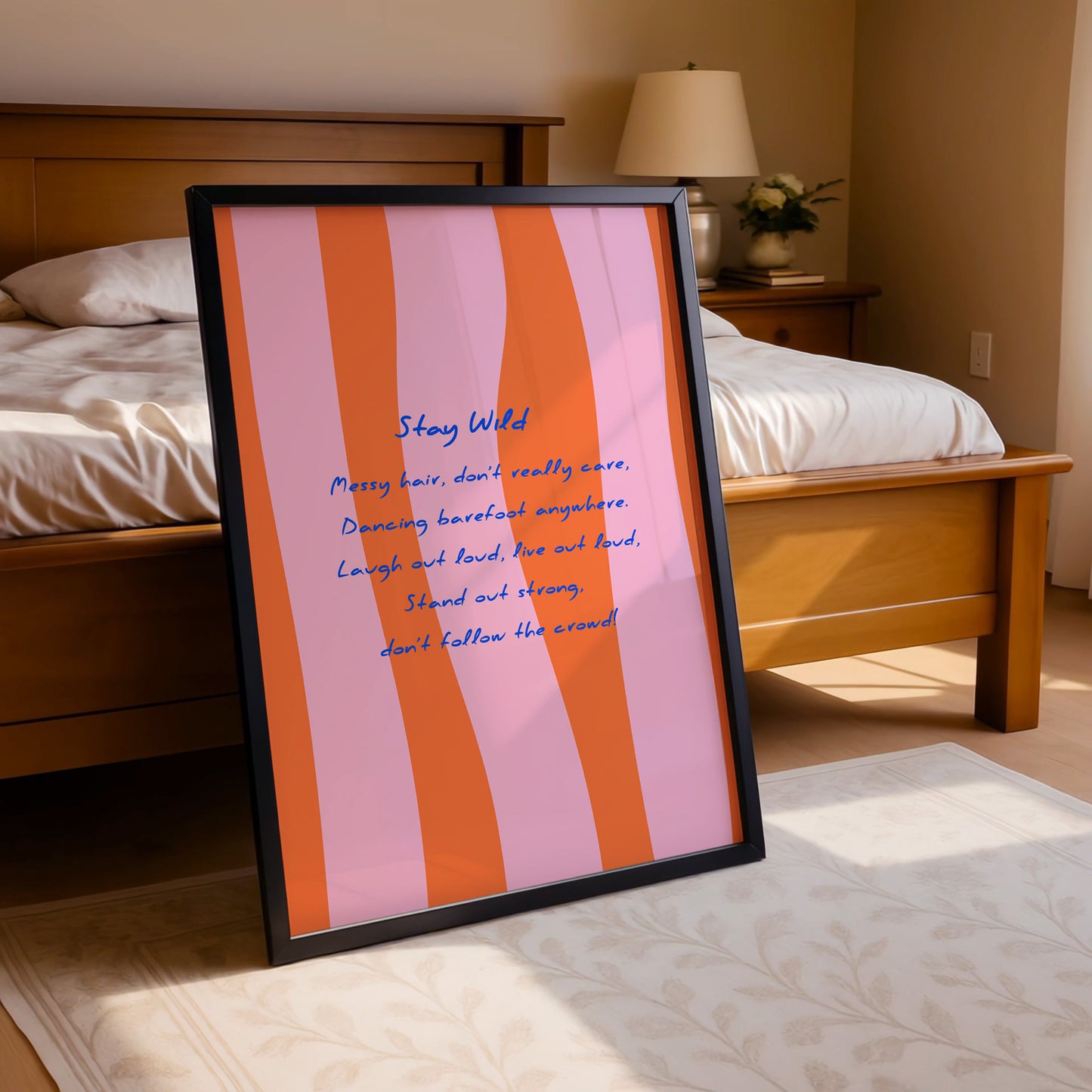 "Stay Wild" Free-Spirited Mantra Art Print
