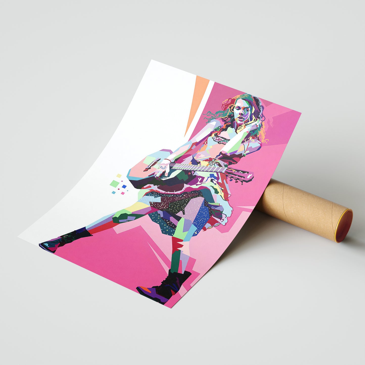 Taylor Swift Pop Art Wall Art – Guitar Edition