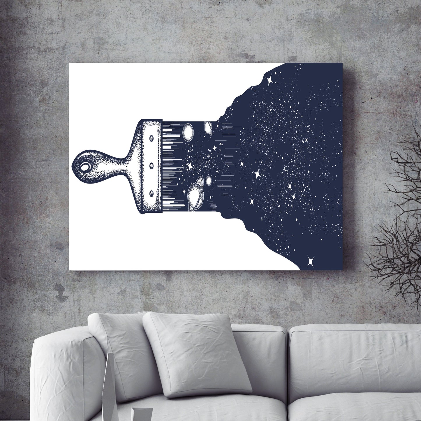 Painting the Universe – Surreal Cosmic Art Poster