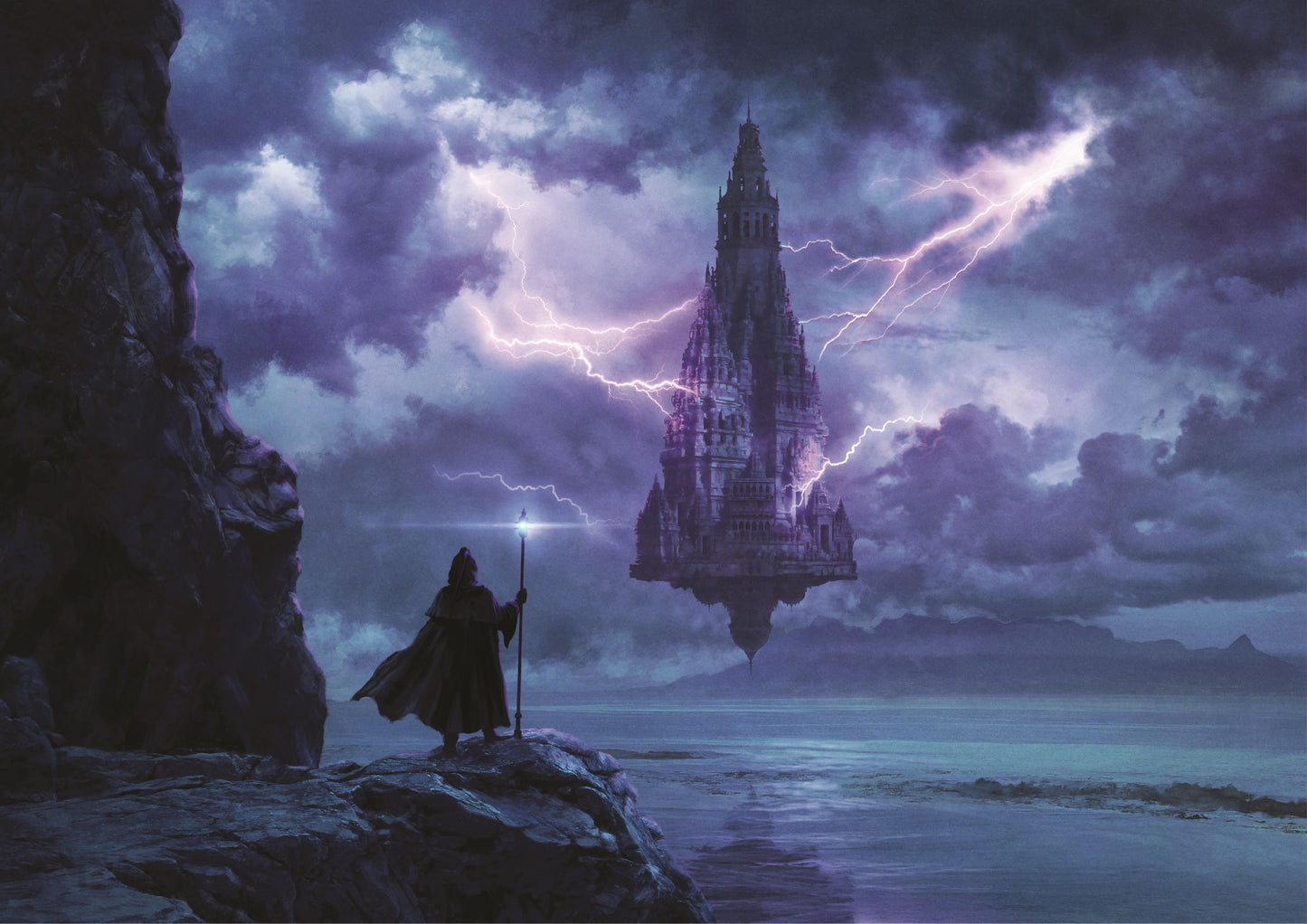 Magical flowing castle