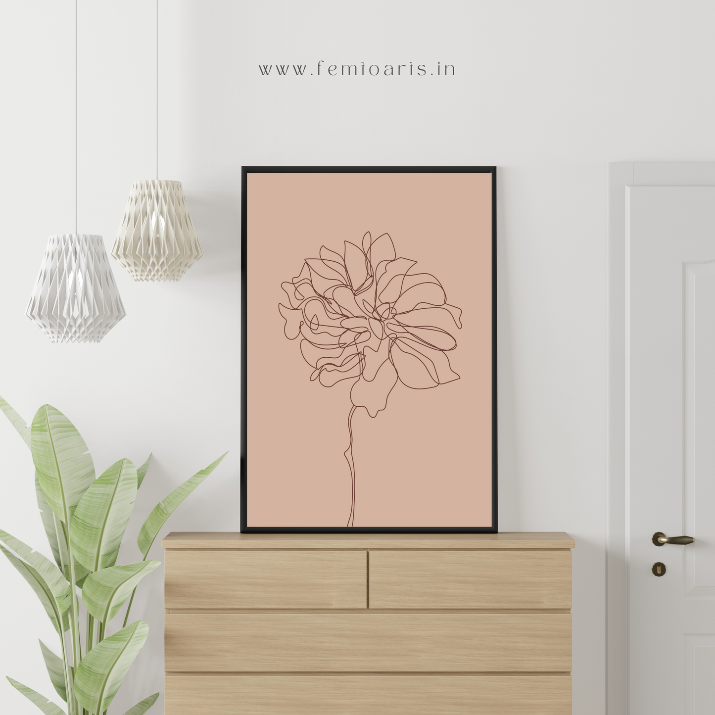 Line Drawing of a Flower