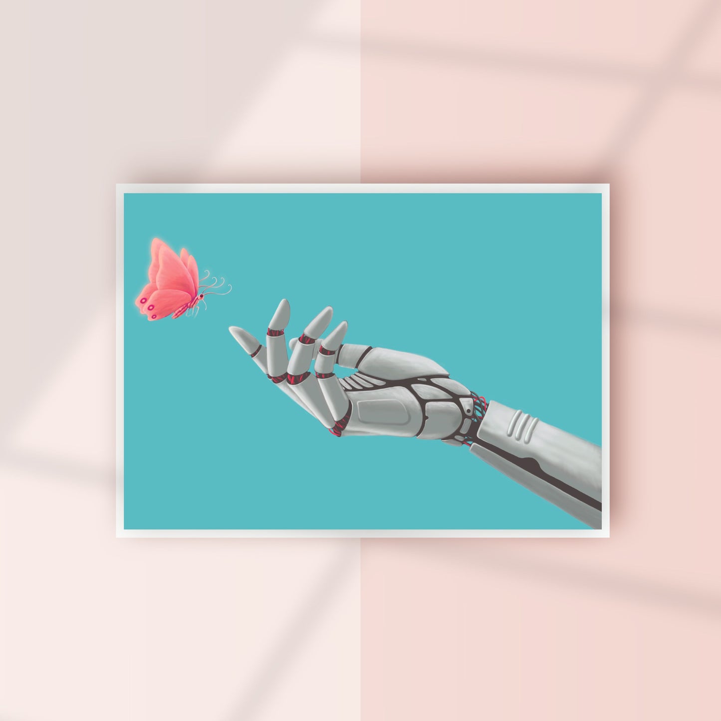 Touch of Humanity – Futuristic Minimalist Art