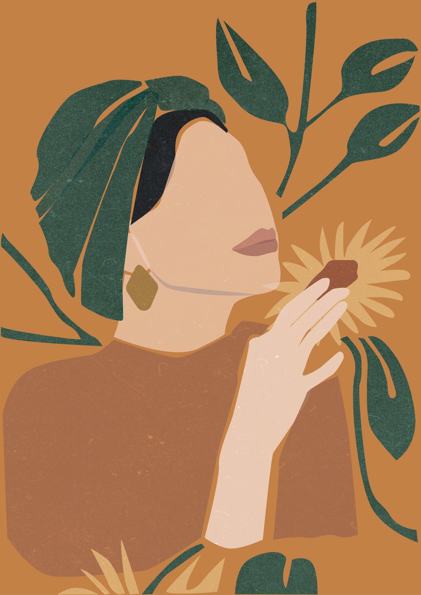 Abstract illustration with Grunge effect