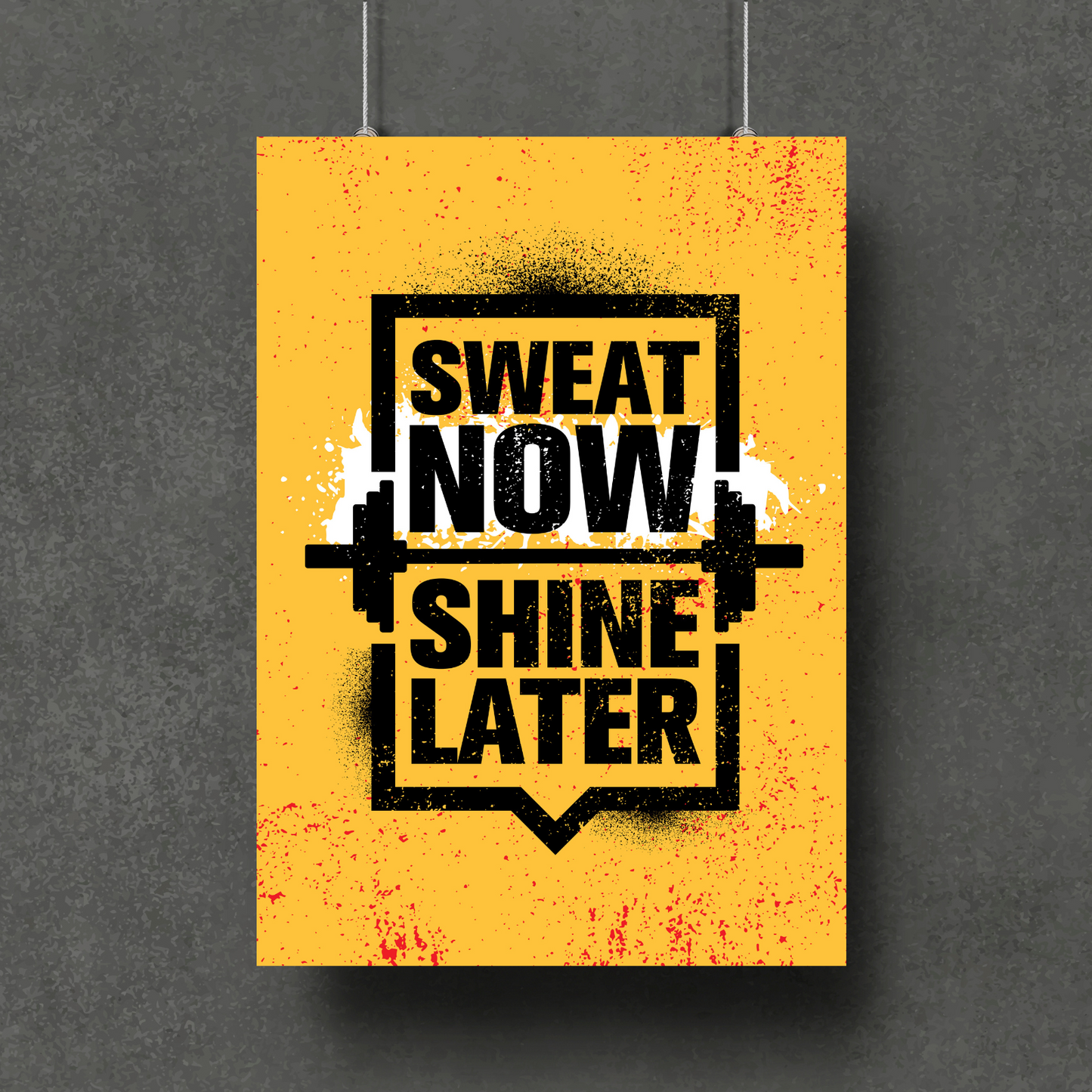 Gym Motivational Quotes Combo ( Set of Six A4 Posters)