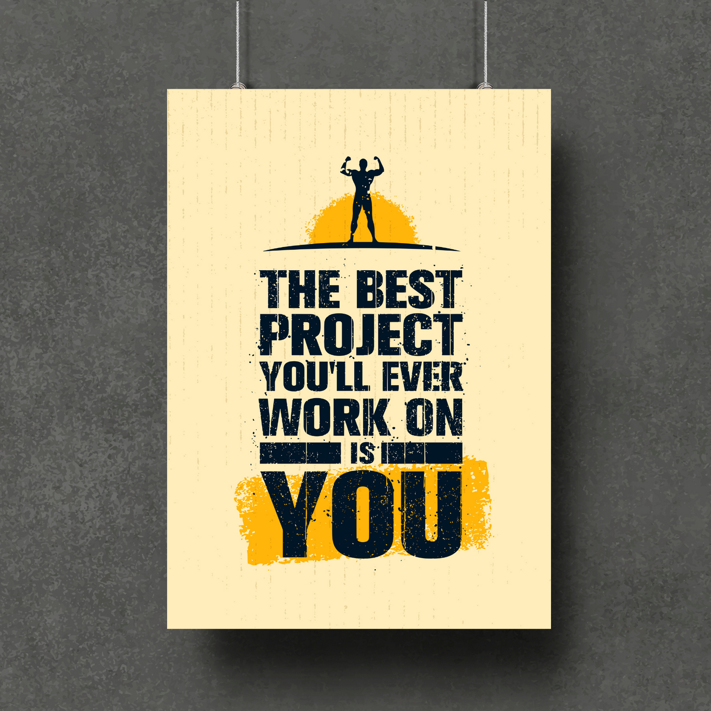 Gym Motivational Quotes Combo ( Set of Six A4 Posters)