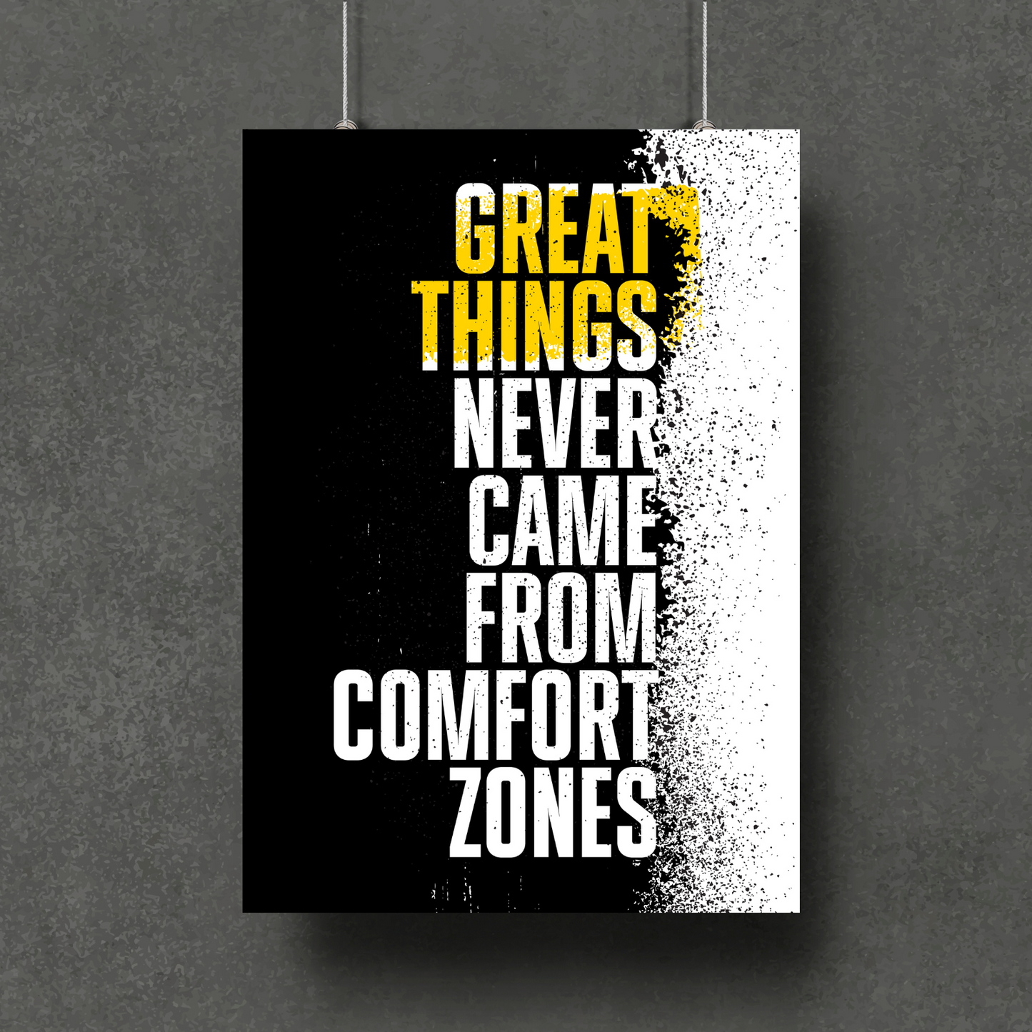 Gym Motivation Quotes (Set of 5 Prints)