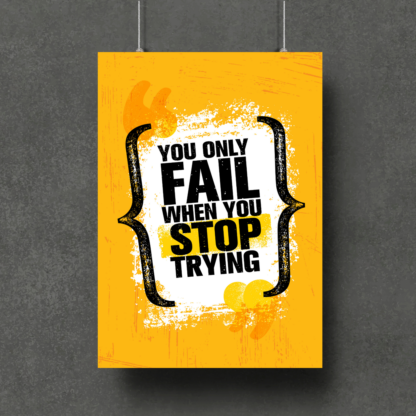 Gym Motivational Quotes Combo ( Set of Six A4 Posters)