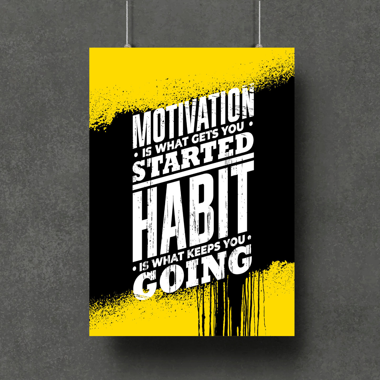 Gym Motivational Quotes Combo ( Set of Six A4 Posters)