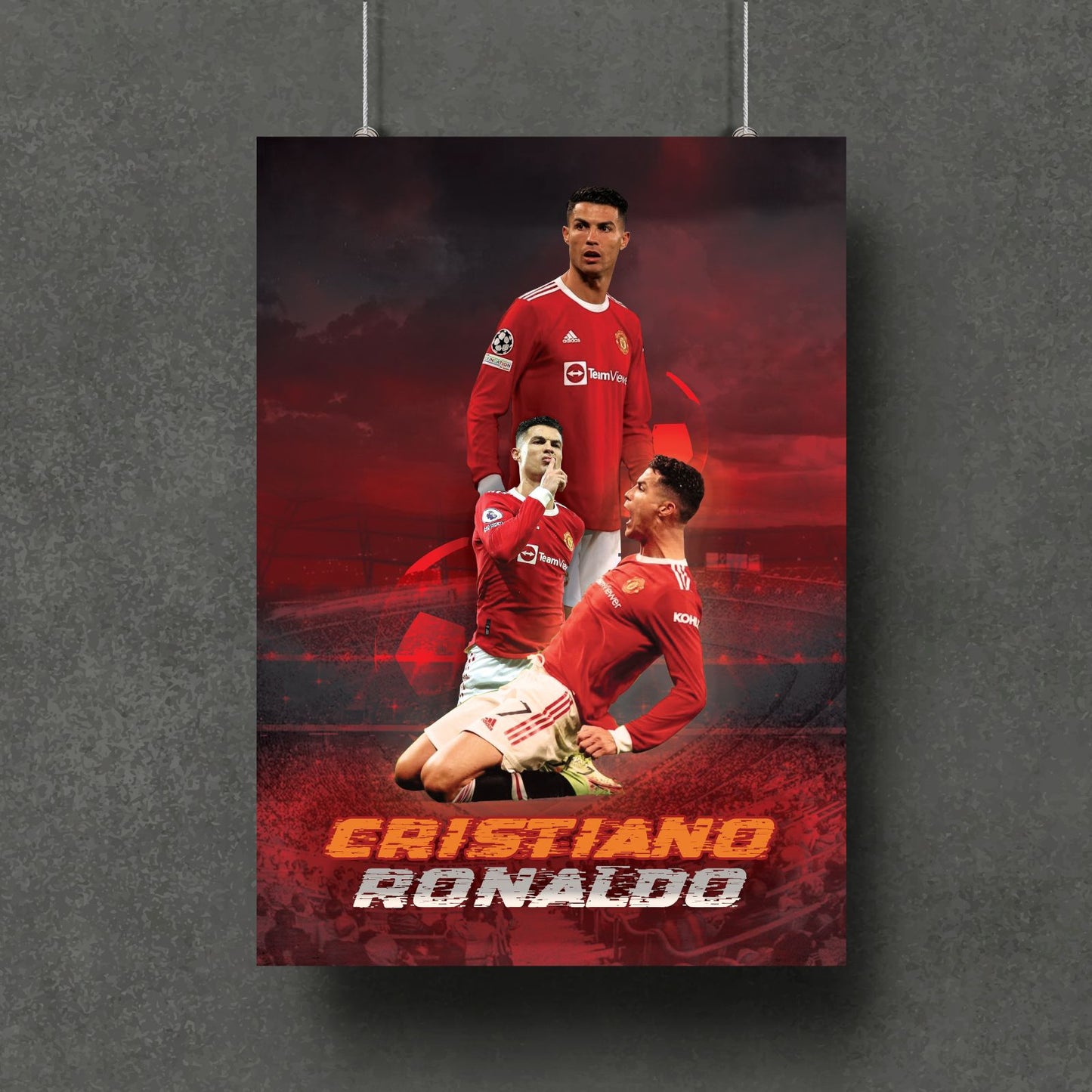 The CR7 Wall (Set of 5 Prints)
