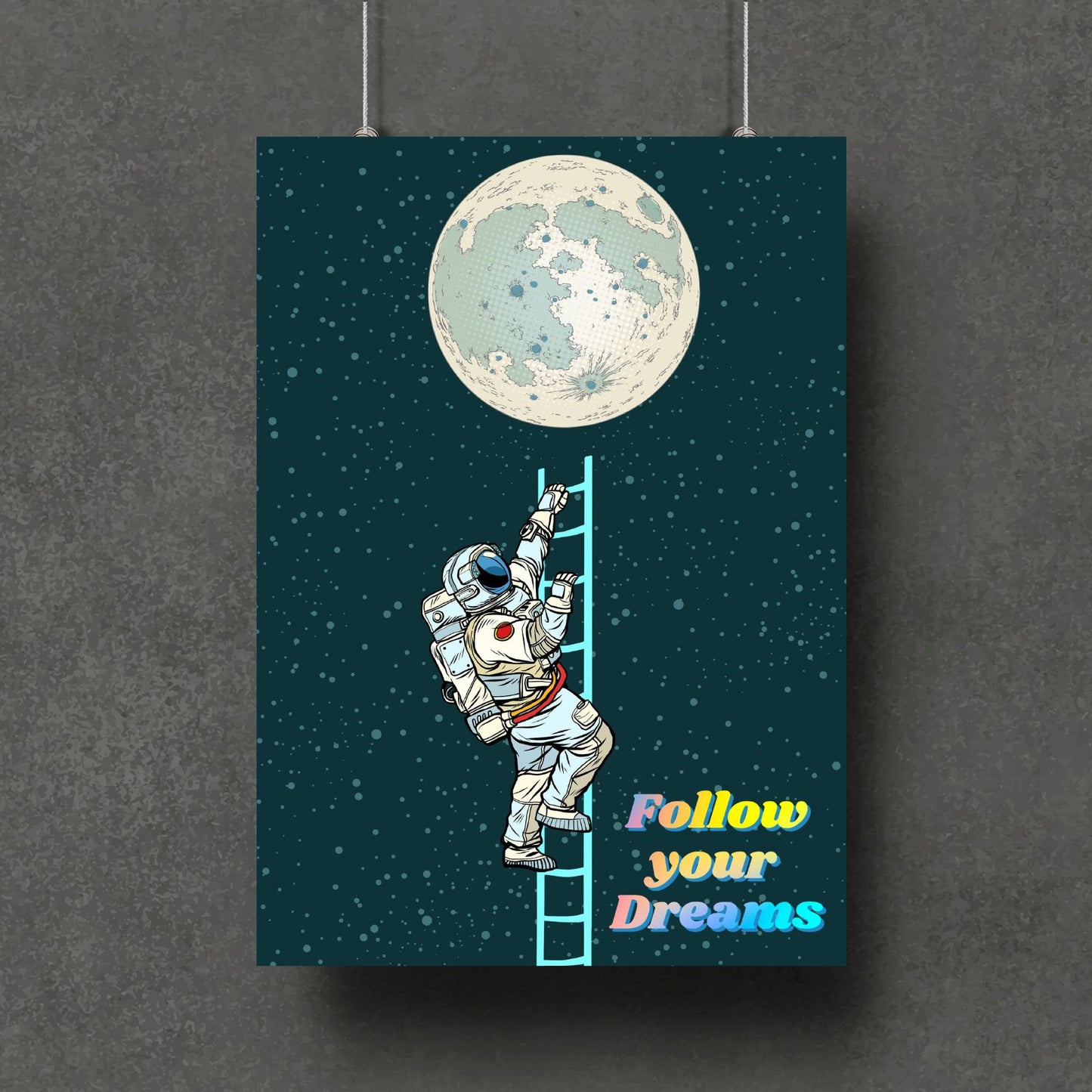 Astronaut Arts with Motivational & Life Quotes! (Set of 5 Prints)
