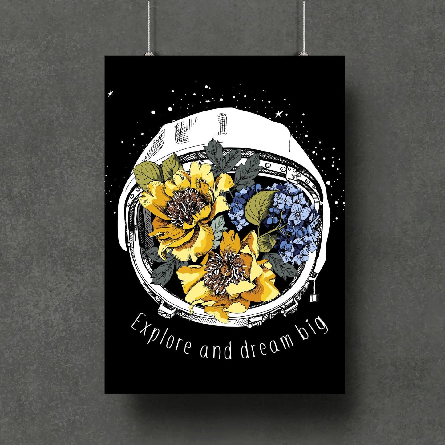 Astronaut Arts with Motivational & Life Quotes! (Set of 5 Prints)