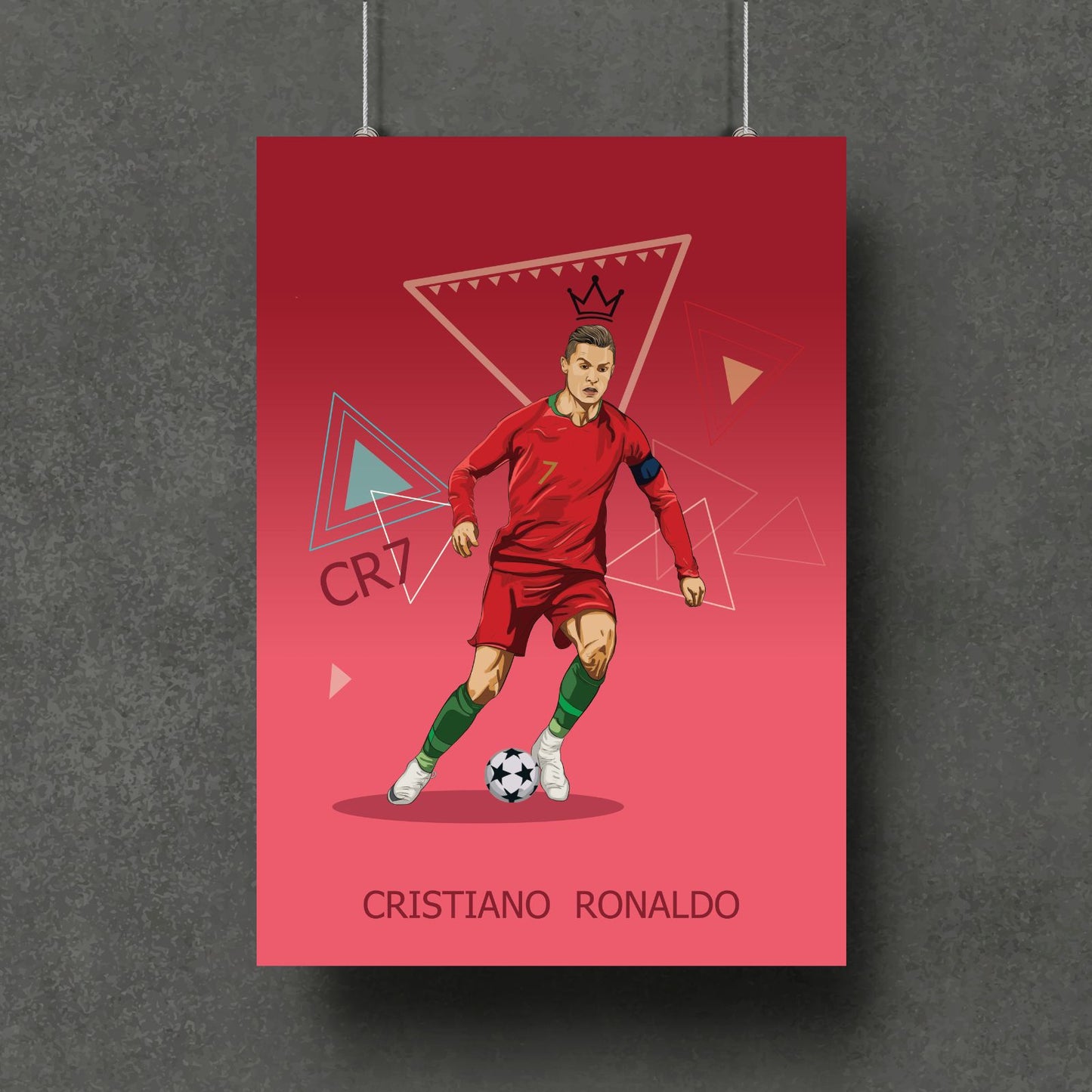 The CR7 Wall (Set of 5 Prints)