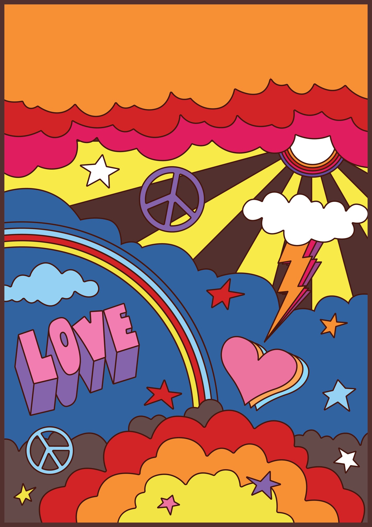 Psychedelic Art - Love