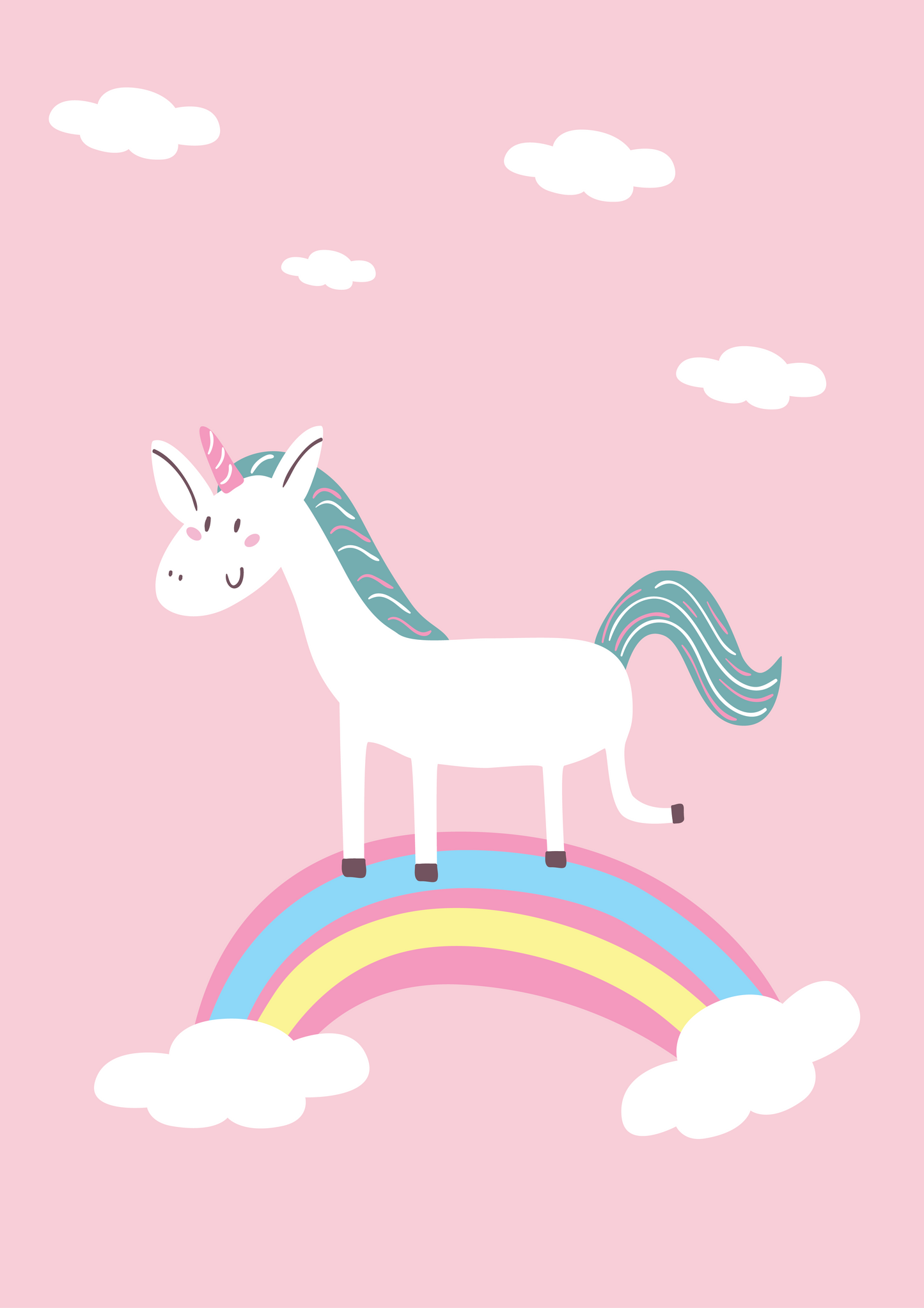 Unicorn on Rainbow