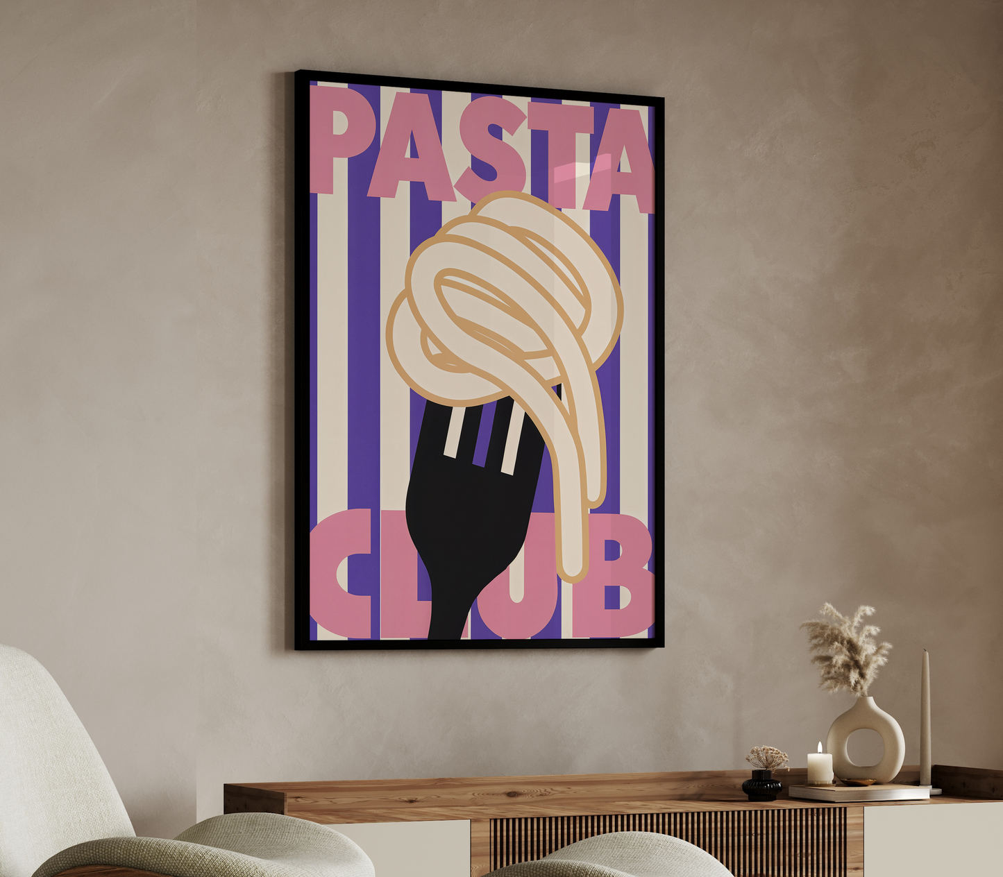 PASTA CLUB – Retro Pop Noodle Love Art