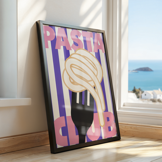 PASTA CLUB – Retro Pop Noodle Love Art