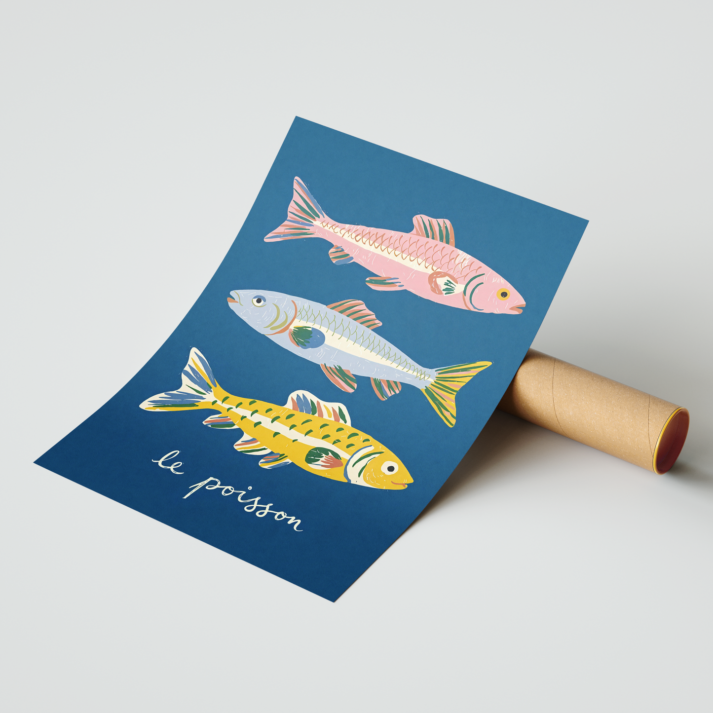 Le Poisson – Vibrant Fish Pop Art Poster