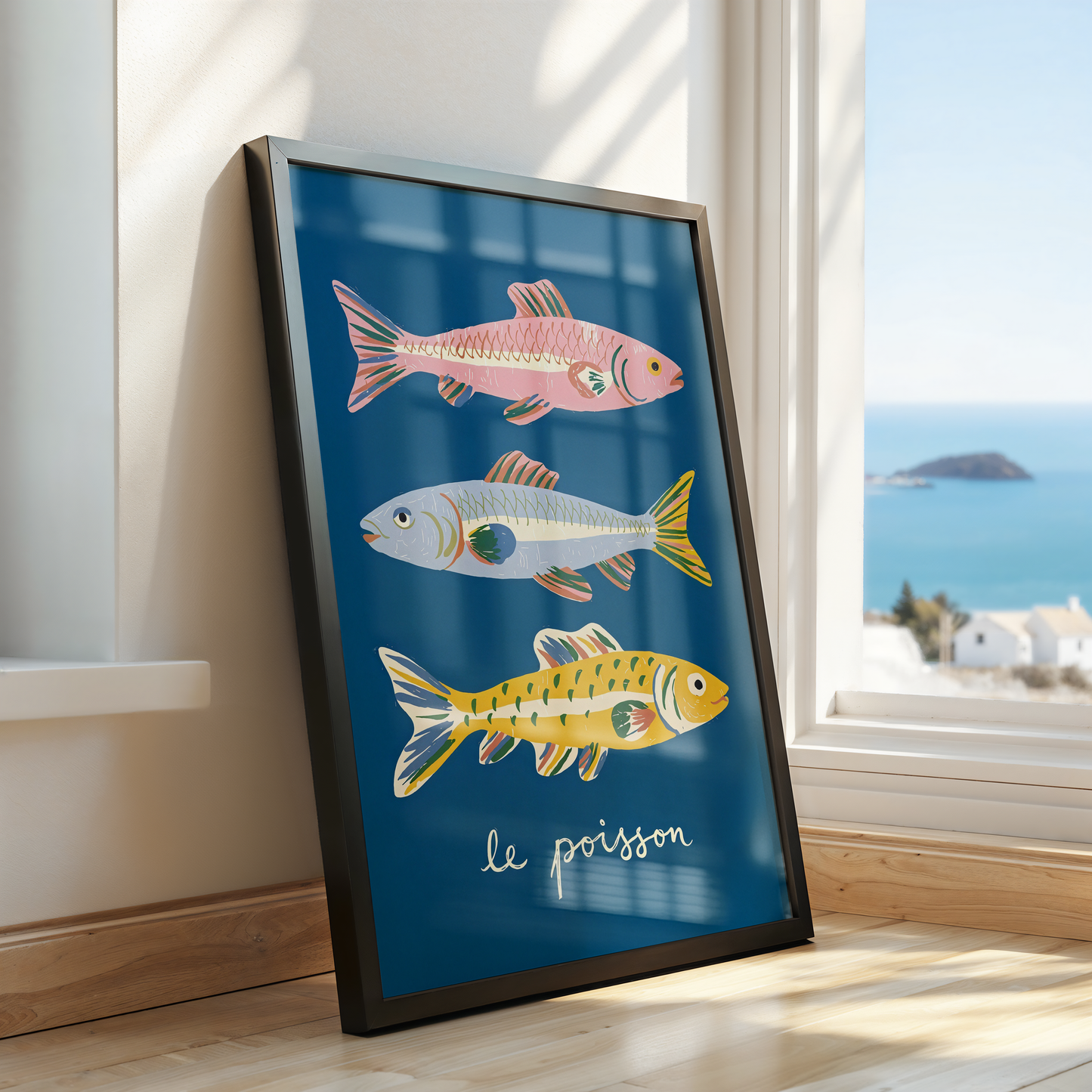 Le Poisson – Vibrant Fish Pop Art Poster