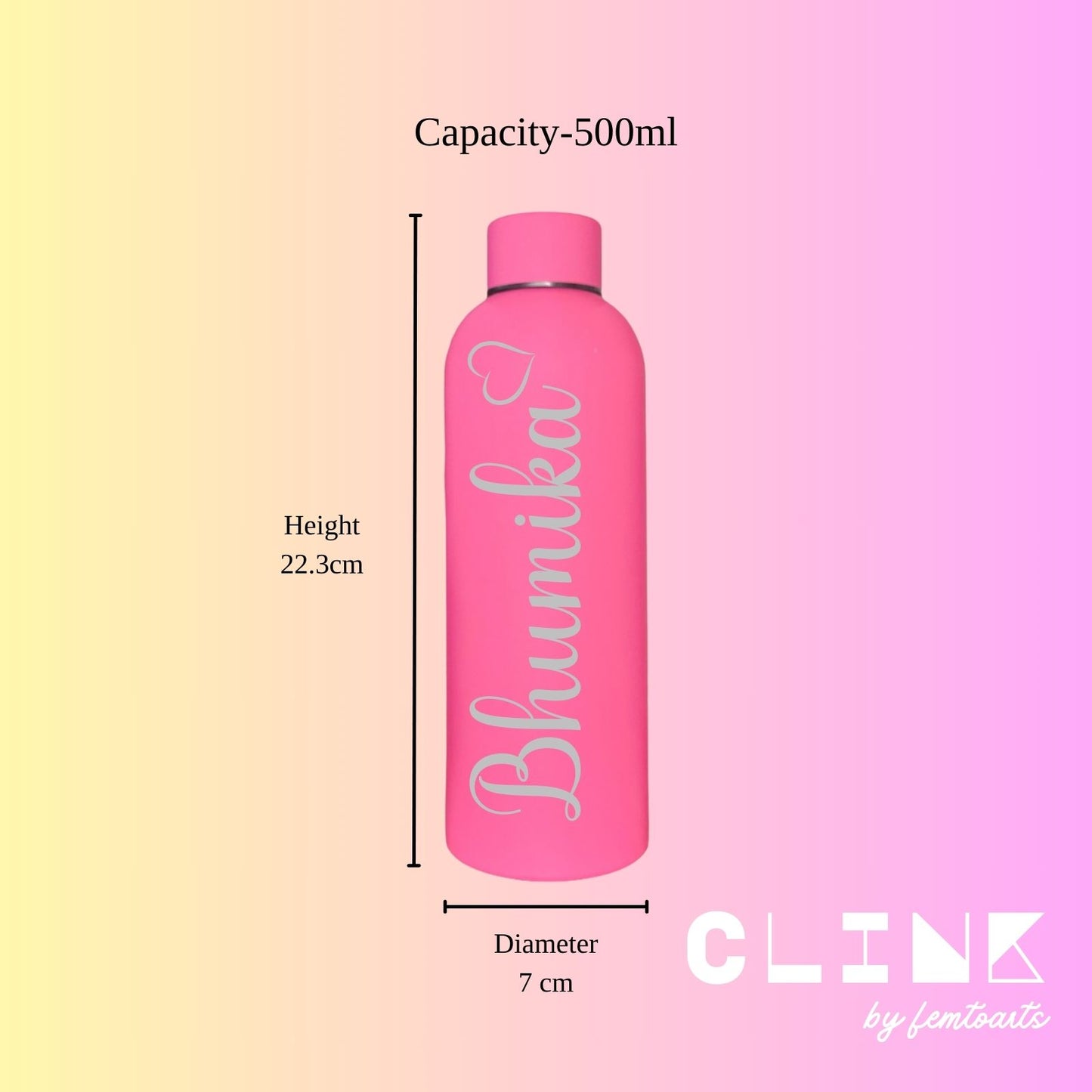 CLINK - [Personalised] Stainless Steel Water Bottle