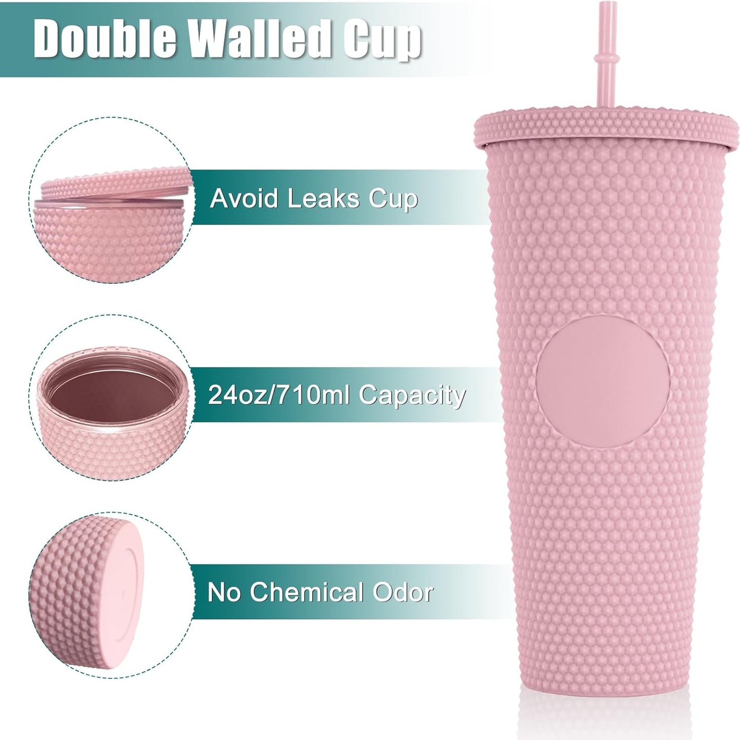 [CLINK] 710ml Personalized Sipper - Pink Color