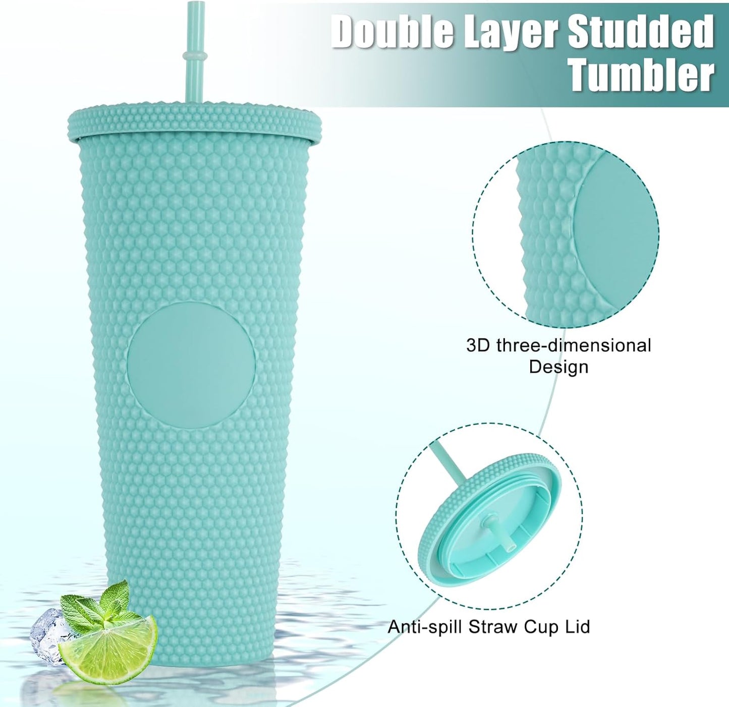 [CLINK] 710ml Personalized Sipper - Sky Blue Color