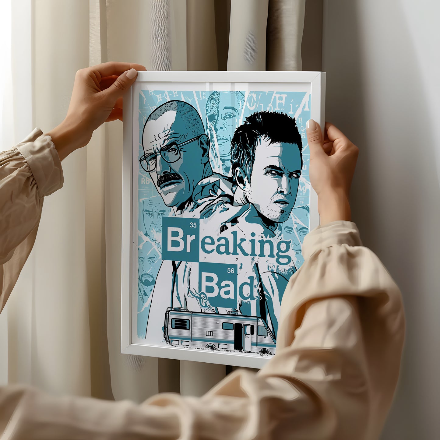 Breaking Bad Walter White & Jesse Pinkman RV Poster