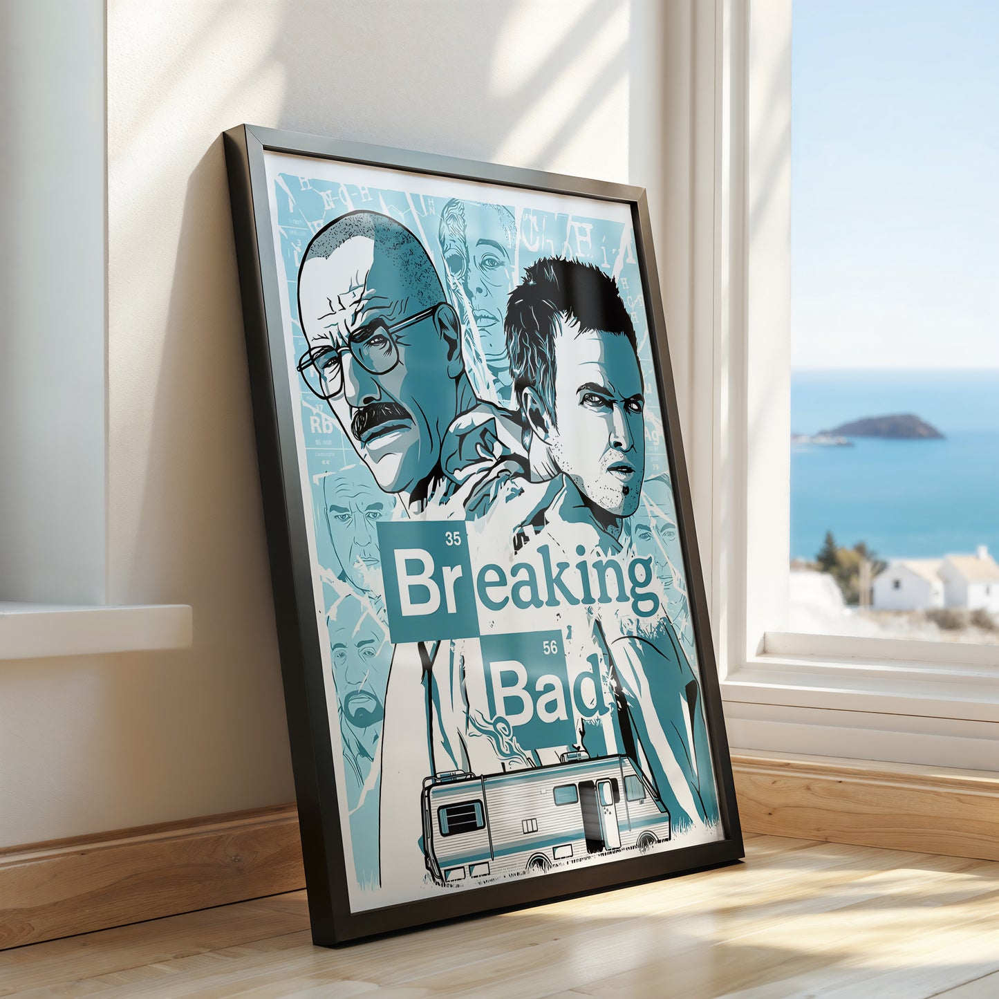 Breaking Bad Walter White & Jesse Pinkman RV Poster