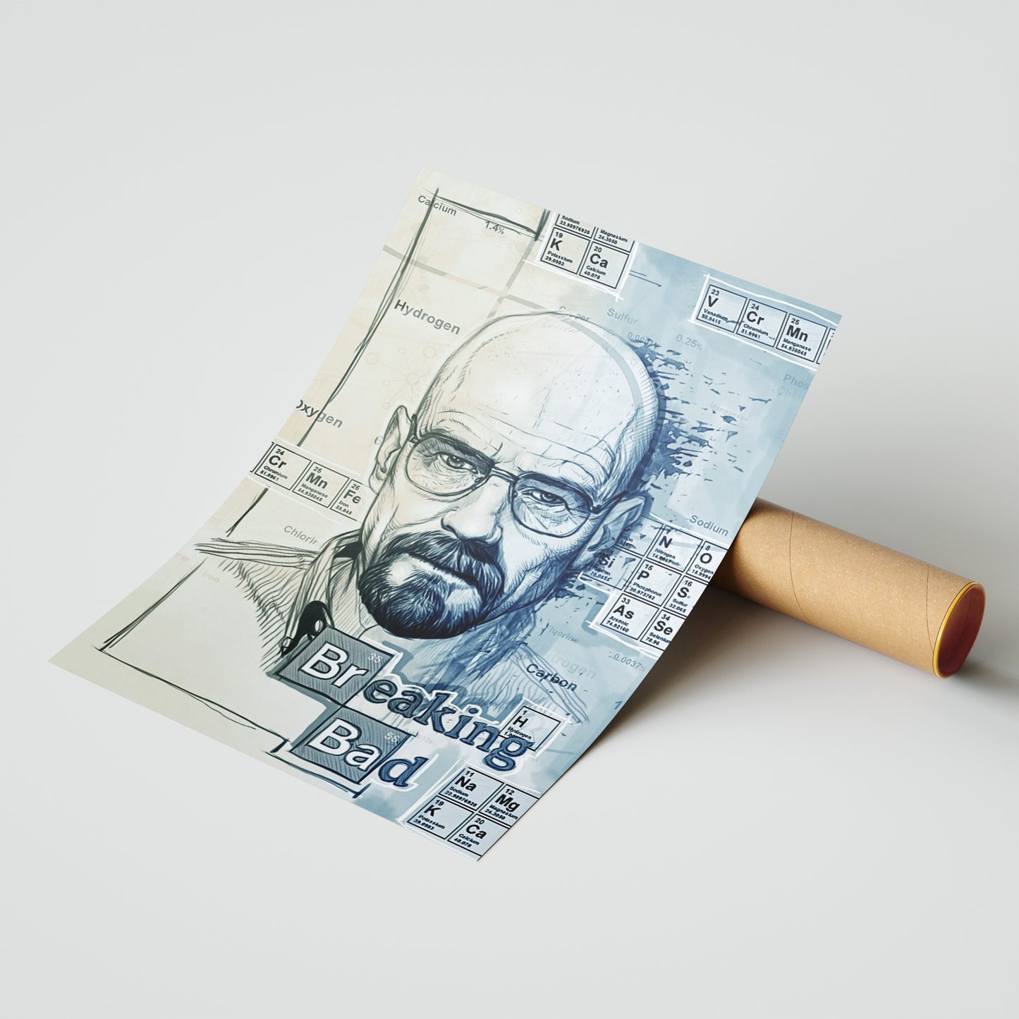 Breaking Bad Heisenberg Chemistry Poster
