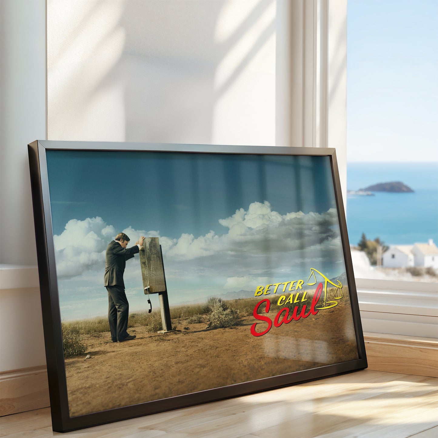 Better Call Saul Desert Scene Art Poster