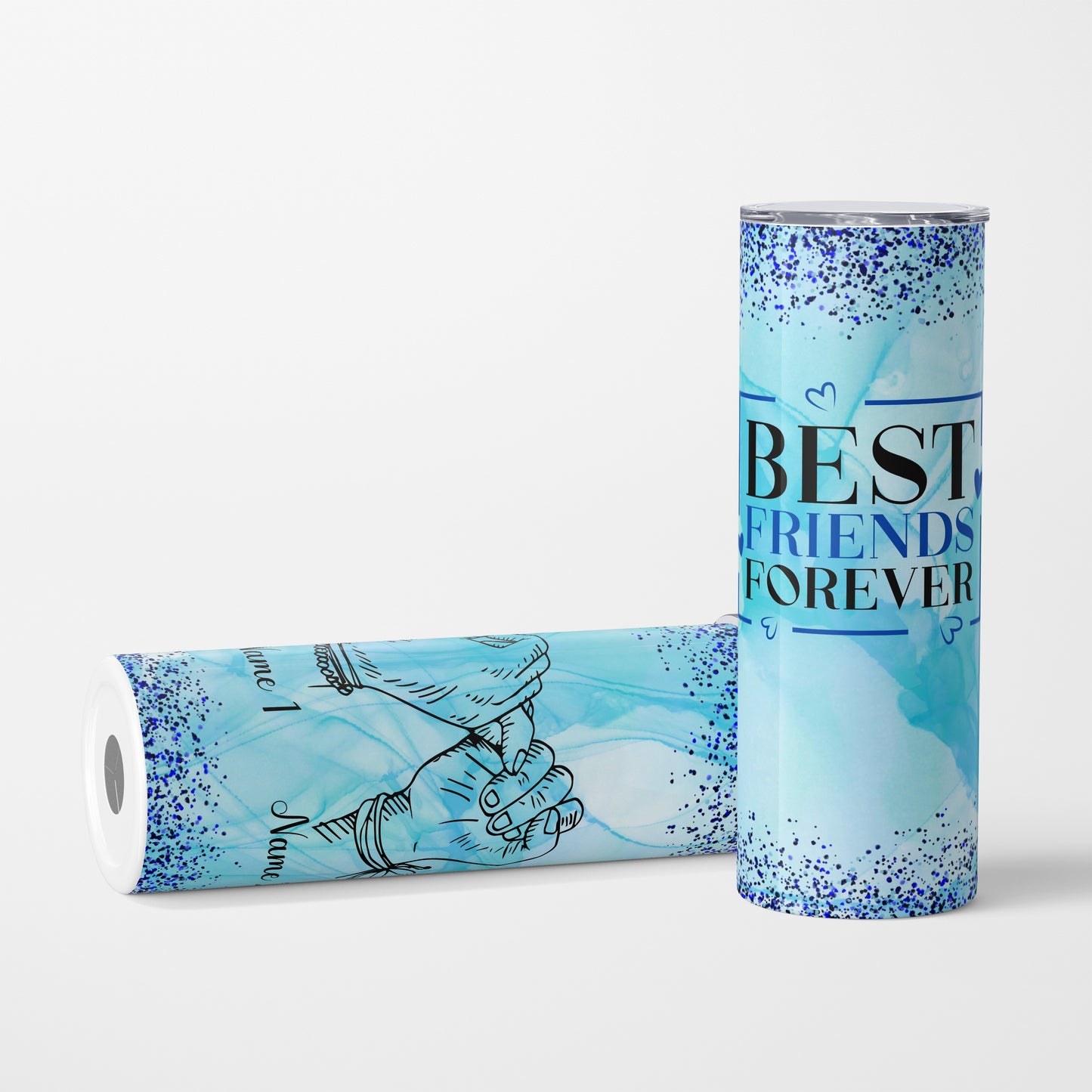 Best Friends Forever - 600 ml Stainless Steel Tumbler [Personalised]