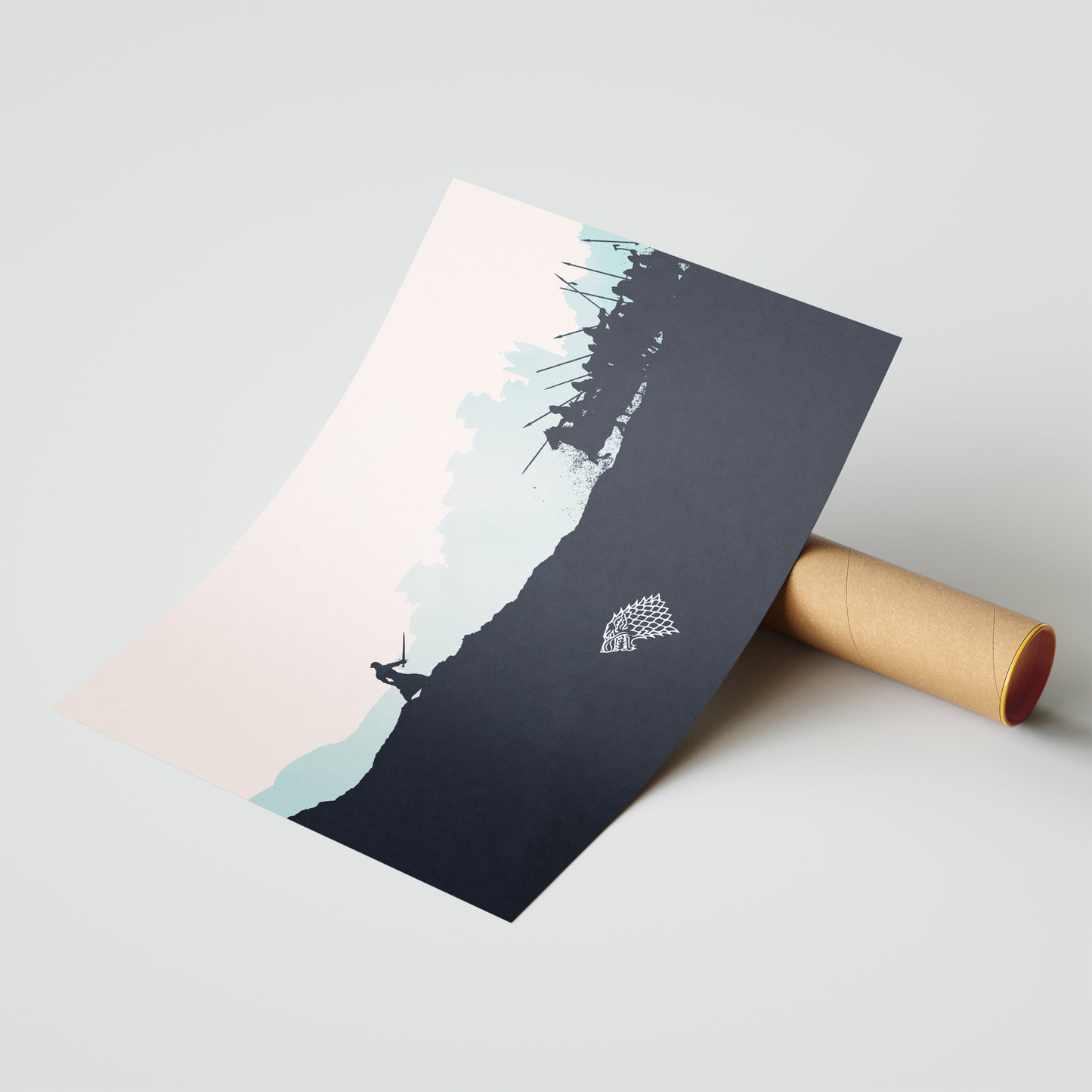 Stand Tall Against All Odds – Battle of the Bastards GOT Minimalist Poster